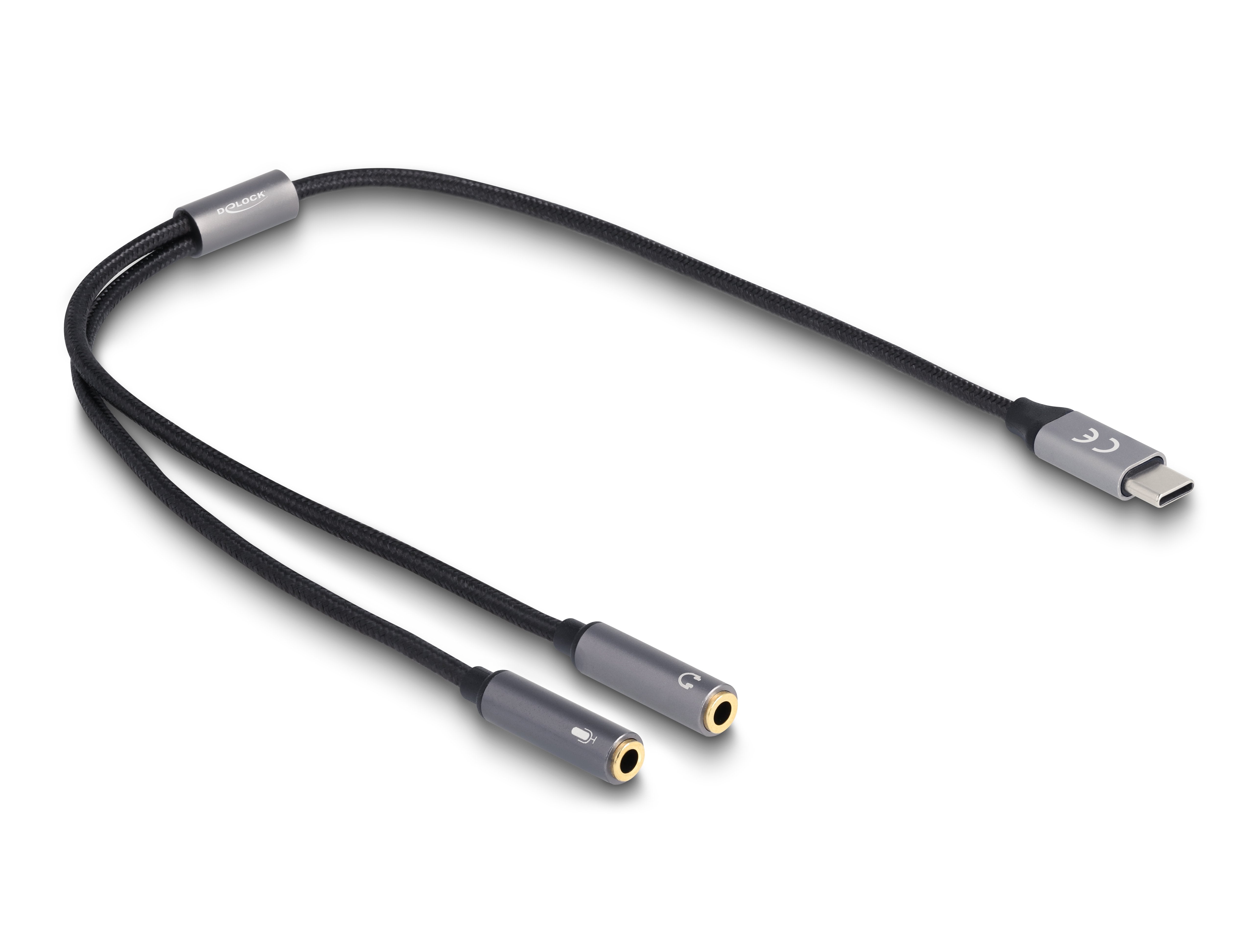 Delock Auriculares Adaptador Usb Tipo-C Macho Dac 24 Bit / 96 Khz