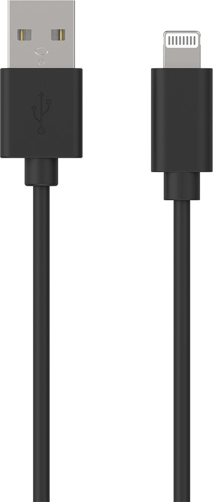Cable Usb A/Lightning 2.4a 1m  Cable Negro