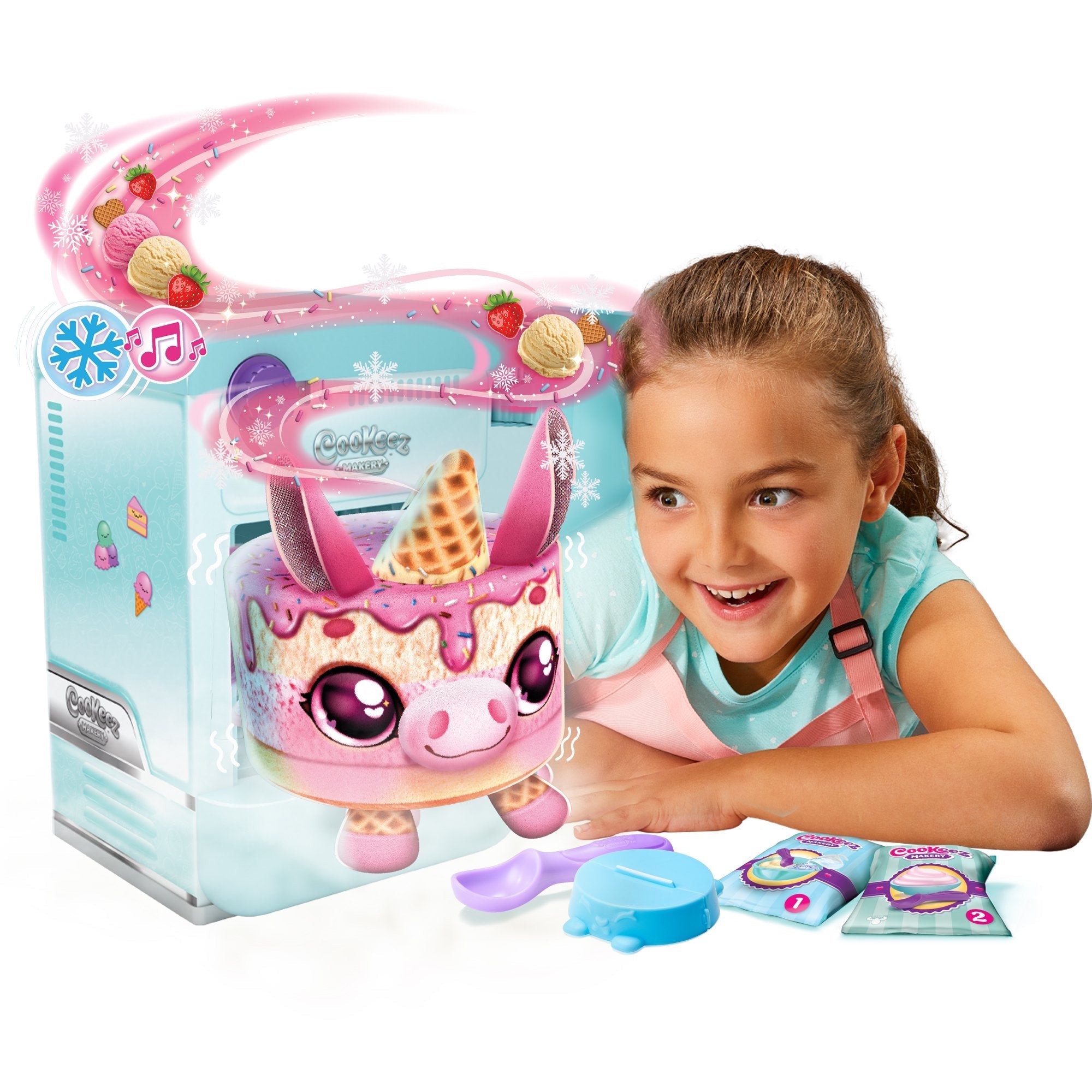 Frigorifico Magico Peluche Interactivo Cookeez Makery