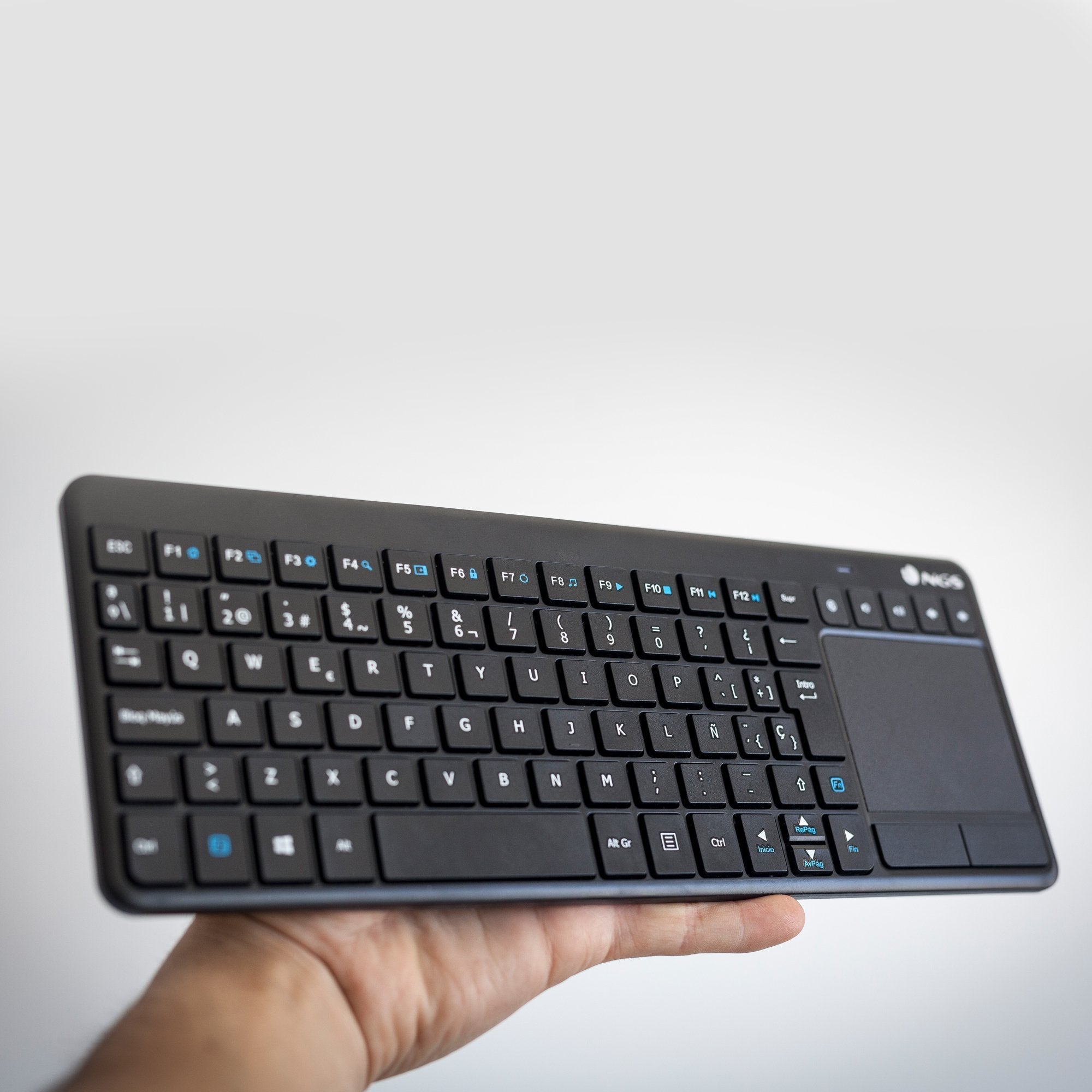 EAN 8435430609967 - NGS TV Warrior, QWERTY, ES teclado Hogar RF inalámbrico Negro imagen 5