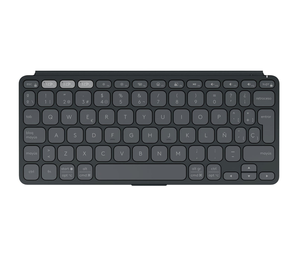 EAN 5099206125773 - Logitech 920-012973 teclado para móvil QWERTY Español Bluetooth Grafito imagen 3