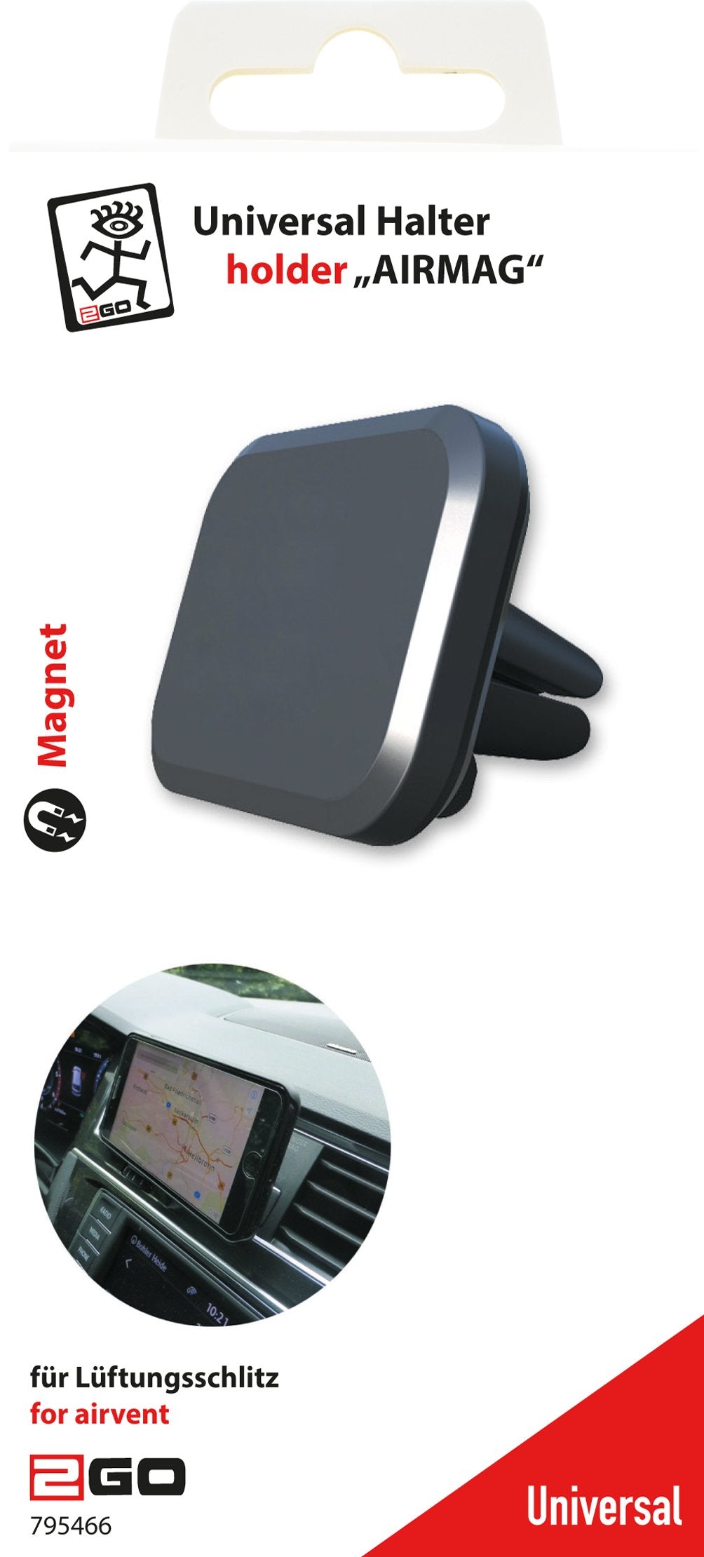 2go Soporte Smartphone Halter Air Mag