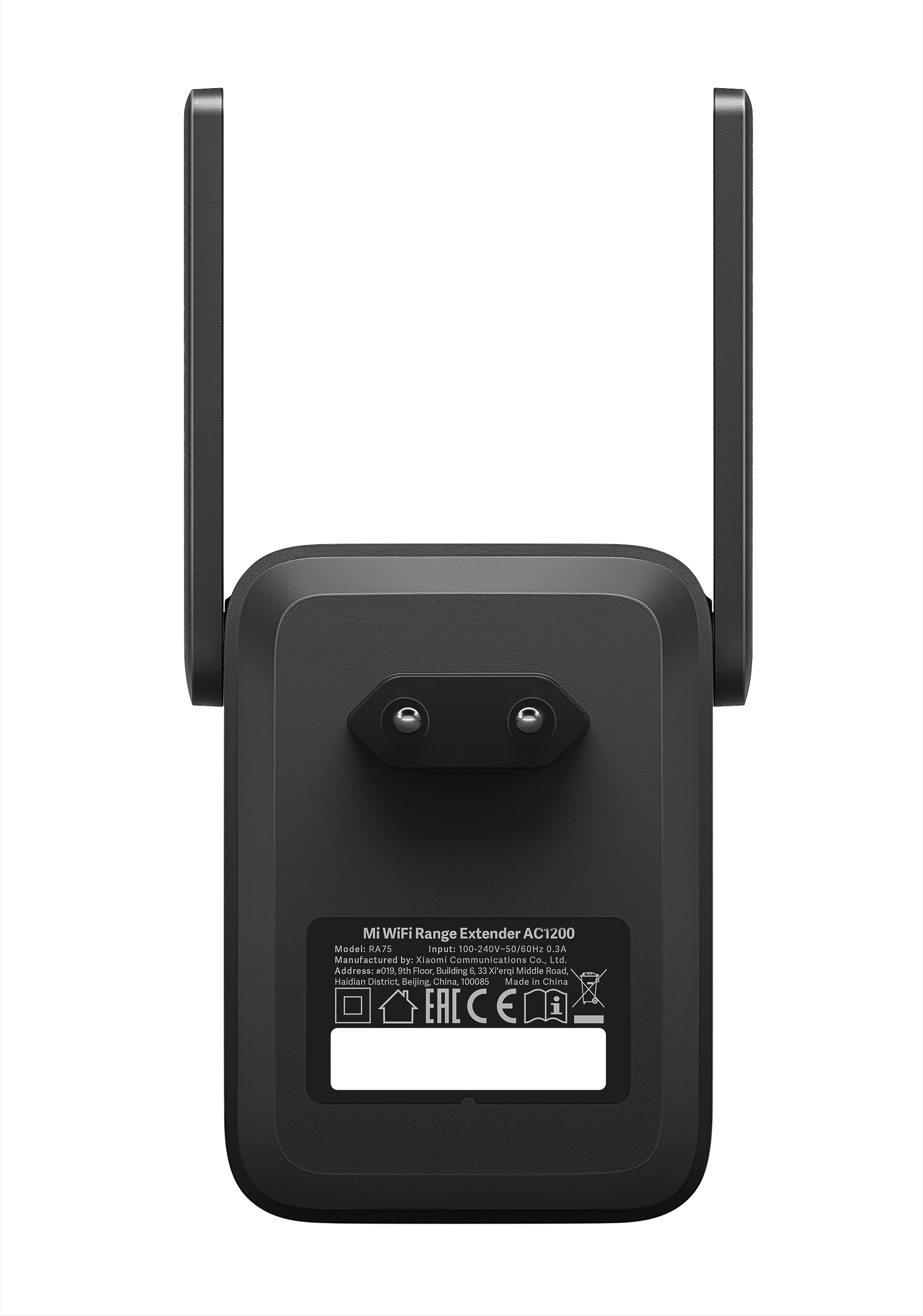 Repetidor Inalámbrico Xiaomi Mi Wifi Range Extender Ac1200 1200mbps 2 Antenas