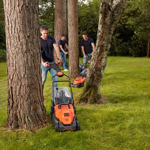 Cortacésped Black+Decker Bemw481es Manual Corriente Alterna Naranja Naranja/Negro, Cortacésped Manual, 600 M², 42 Cm, 2 Cm, 7 Cm, Cuchillas Giratorias