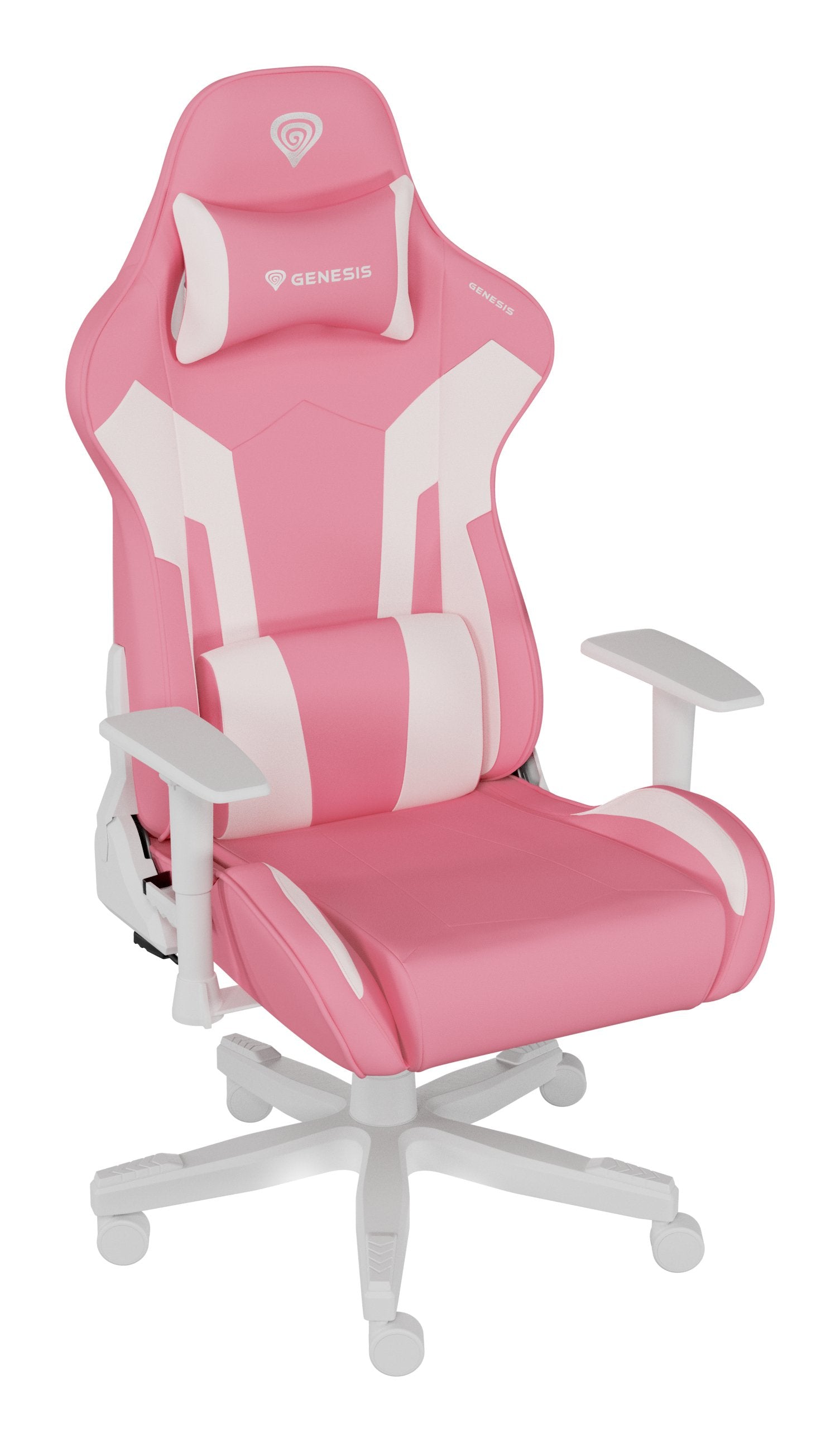 Silla Gaming Genesis Nitro 710 Rosa Blanco