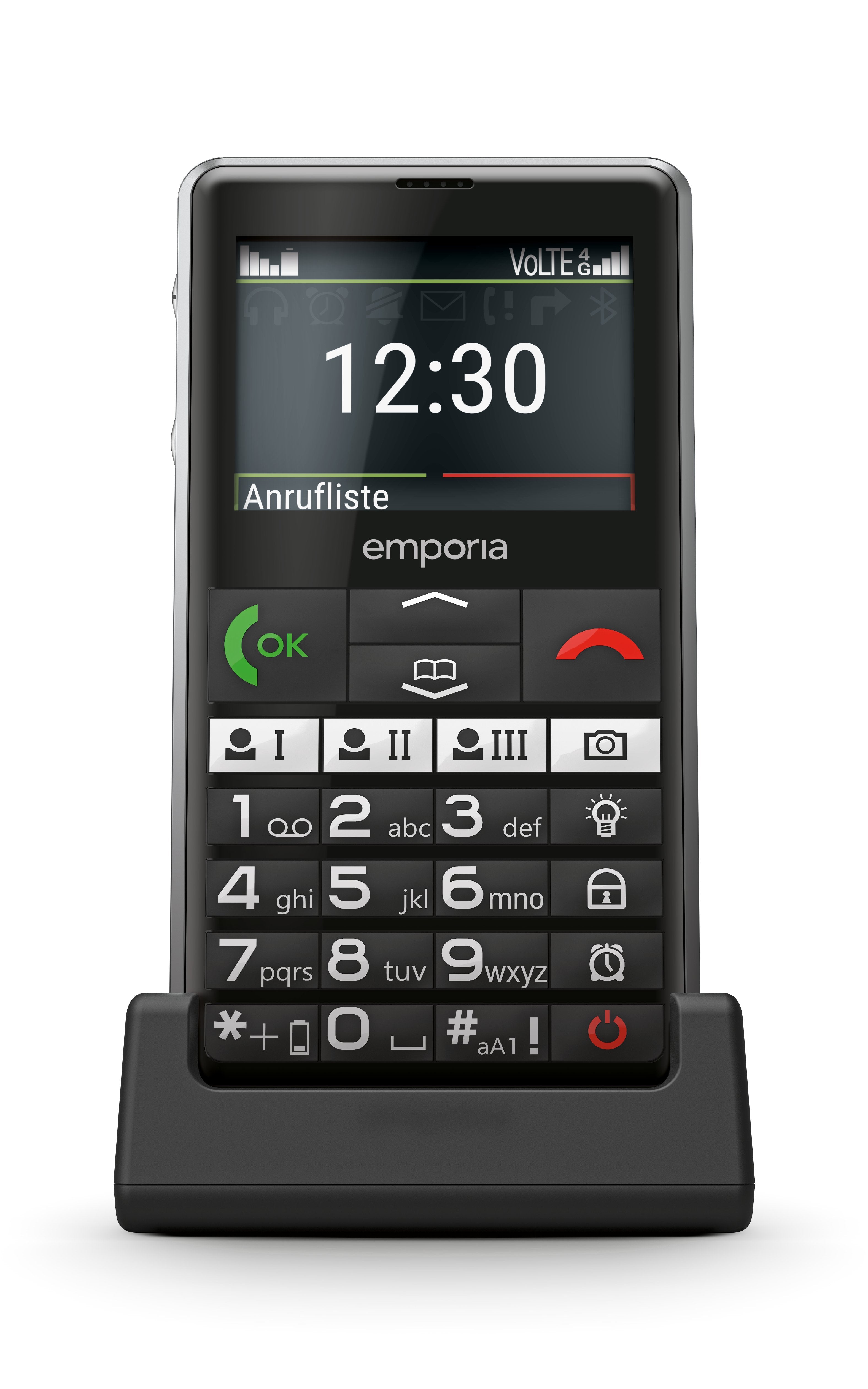 EAN 9005613168711 - Emporia emporiaPURE-LTE 5,87 cm (2.31") 107 g Negro Teléfono para personas mayores imagen 4