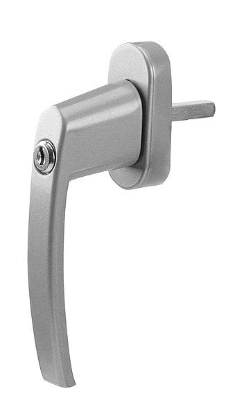 Manilla De Ventana Olympia Con Cerradura Fgs 100, Plateada