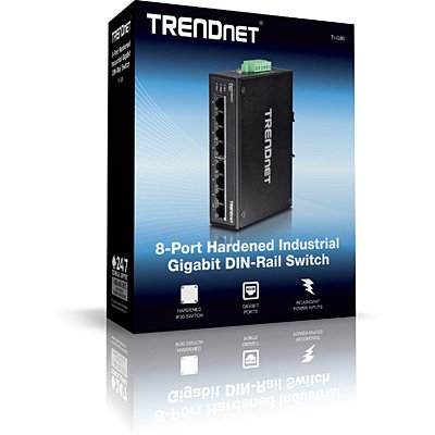 EAN 0710931160338 - Trendnet TI-G80 switch No administrado L2 Gigabit Ethernet (10/100/1000) Negro imagen 4