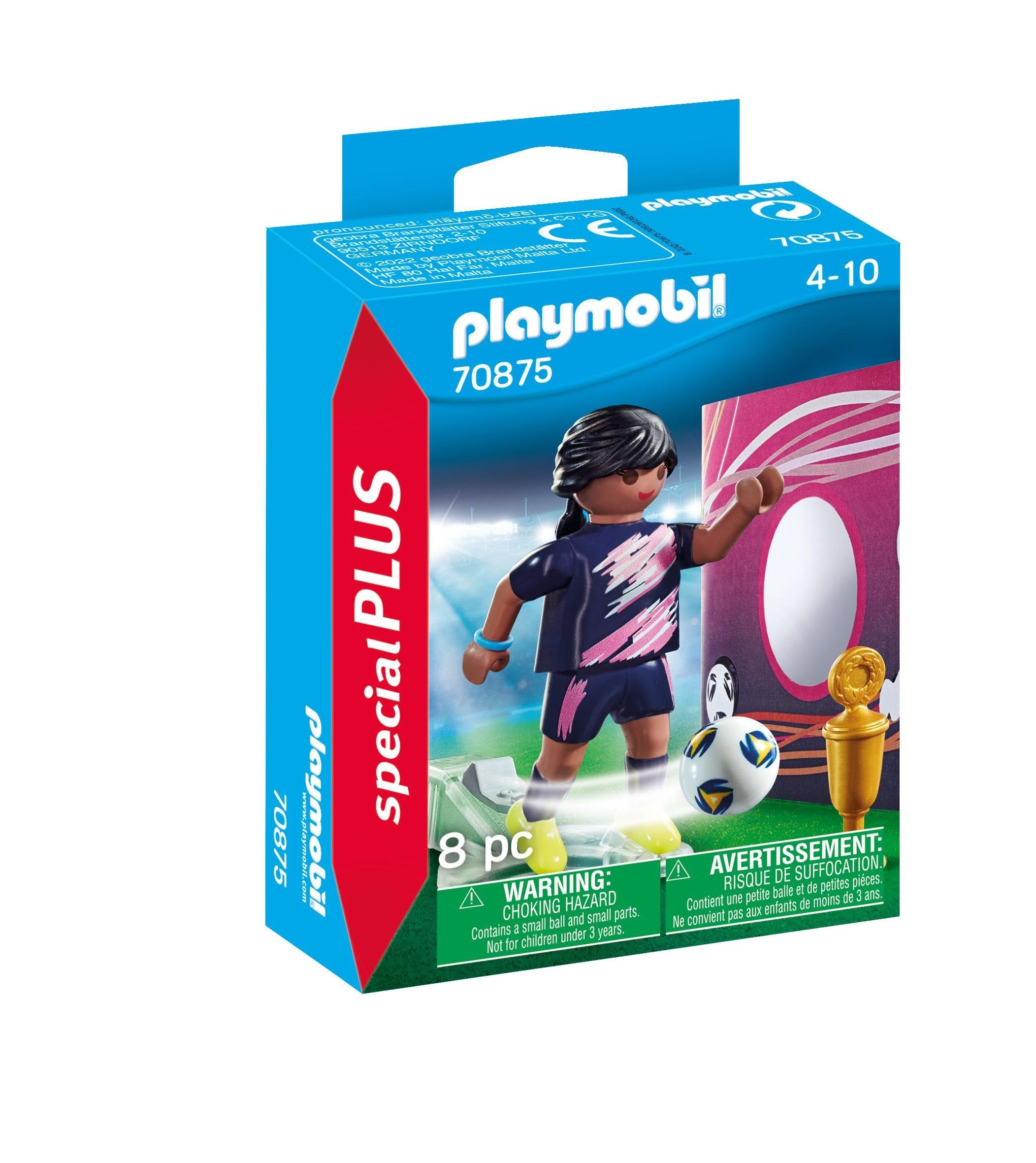 Playmobil 70875 Jugadora De Fútbol Con Portería