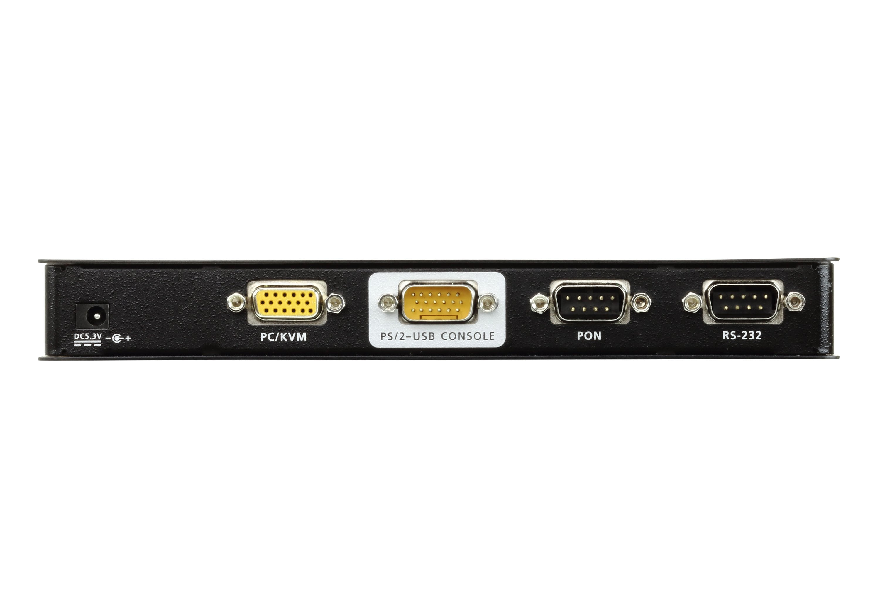 Aten Desktop Kvm Over Ip Control Unit (Kvm + Serial), With V Unidad De Control Sobre Ip (Kvm + Serie) Con Soportes Virtuales