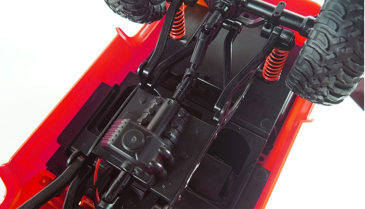 Amewi Rc Coche Todoterreno Batería Li-Ion 500mah Rojo 14+