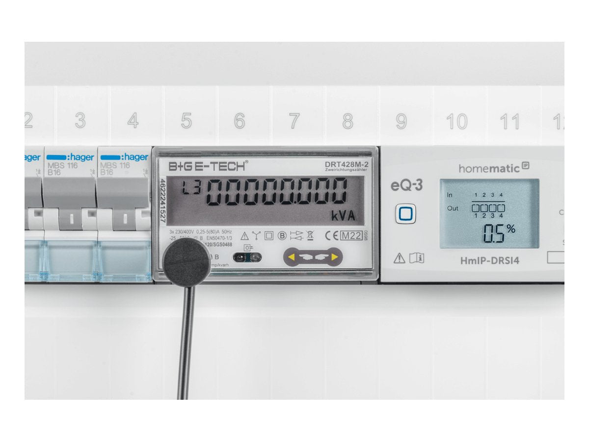 Interfaz Ip Homemática Para Medidores De Electricidad Digital (Led Hmip-Esi), Medición Del Dispositivo Blanco 160256a0