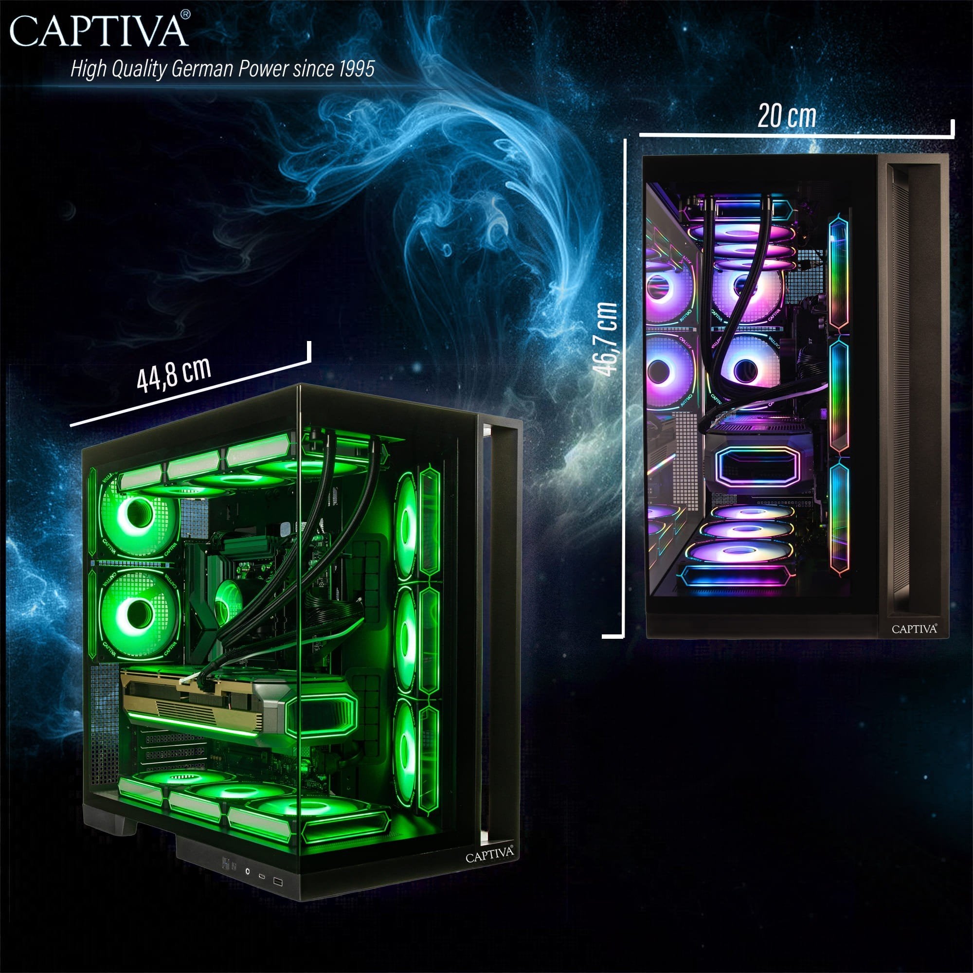 EAN 4046373903308 - CAPTIVA Highend Gaming R90-330 AMD Ryzen™ 9 9900X3D 64 GB DDR5-SDRAM 2 TB SSD NVIDIA GeForce RTX 5080 Win imagen 5