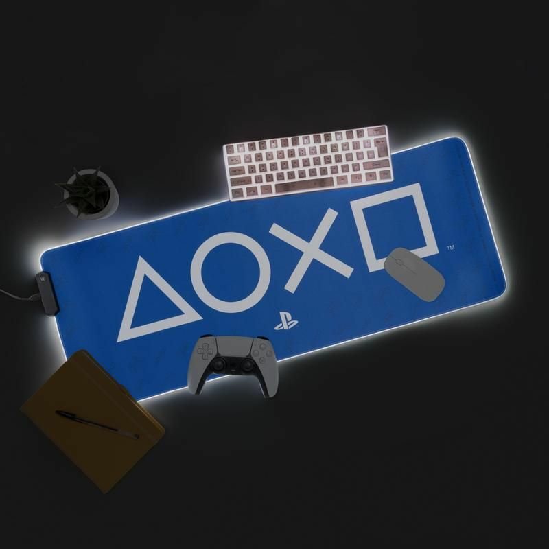 Alfombrilla Light Up Playstation De Paladone