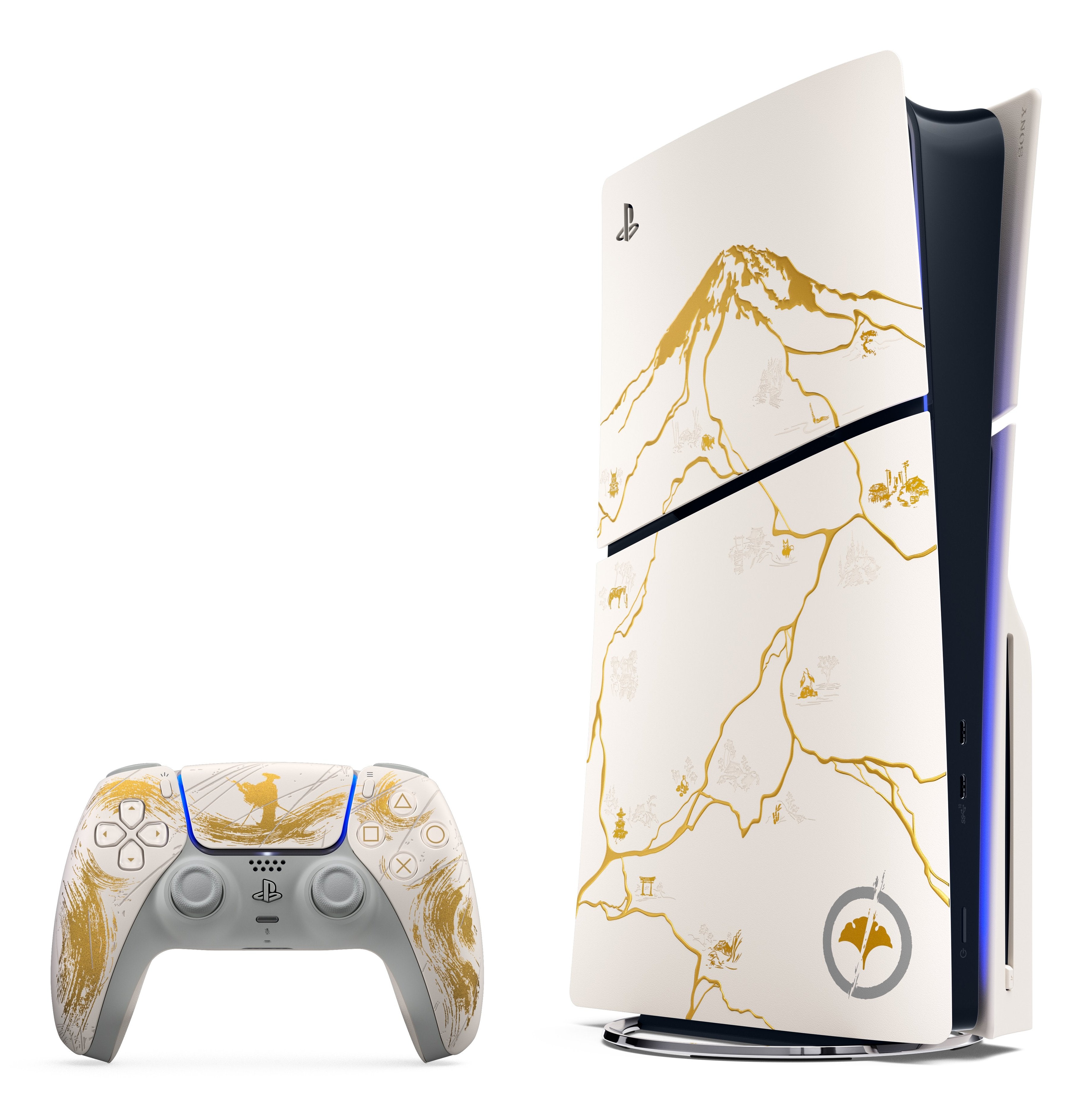 EAN 0711719599463 - Sony PlayStation 5 - Ghost of Yotei Gold Limited Edition 1 TB Wifi Negro, Blanco imagen 2