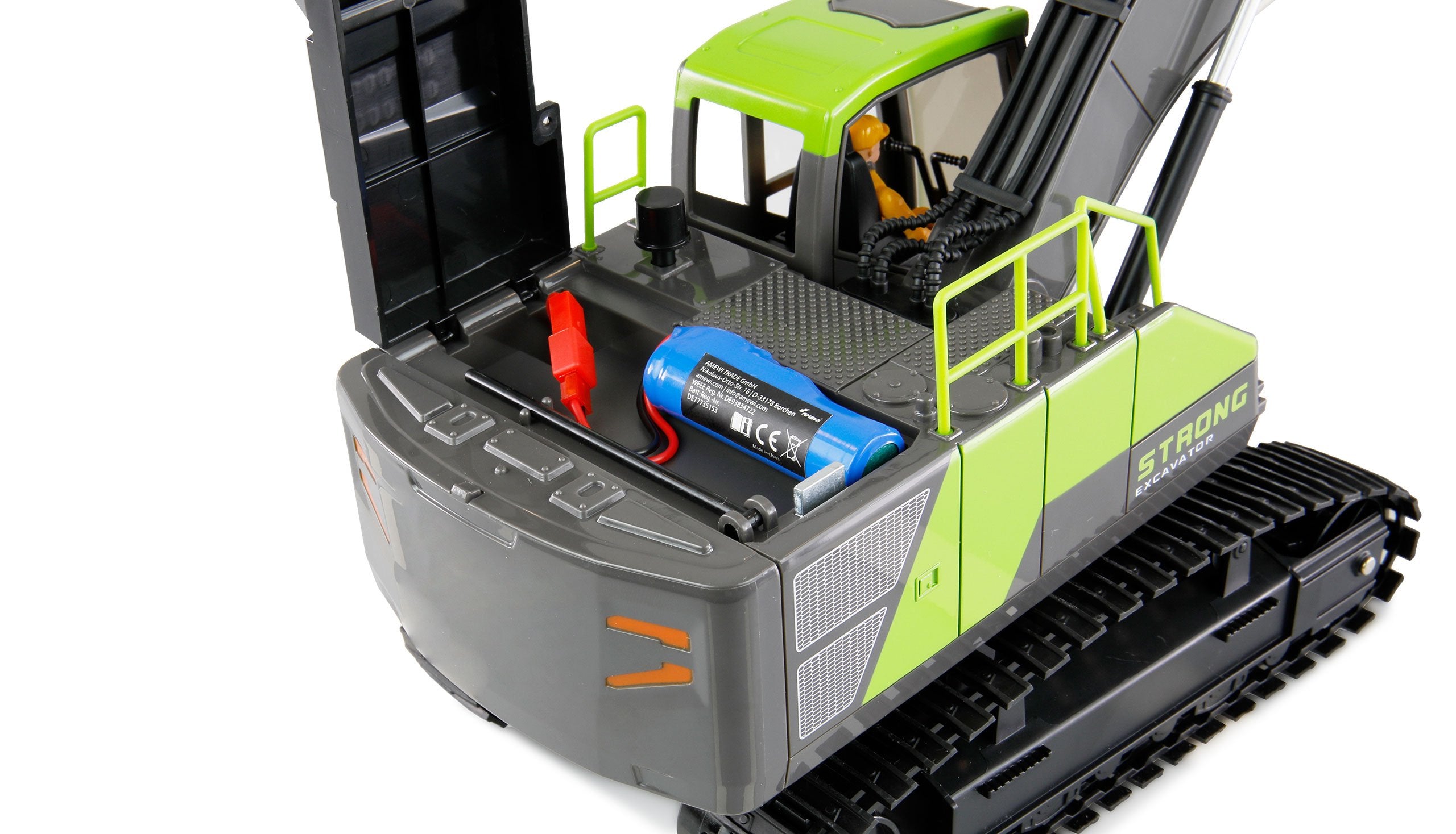 EAN 4262408975854 - Amewi G071E modelo controlado por radio Excavadora Motor eléctrico 1:18 imagen 5