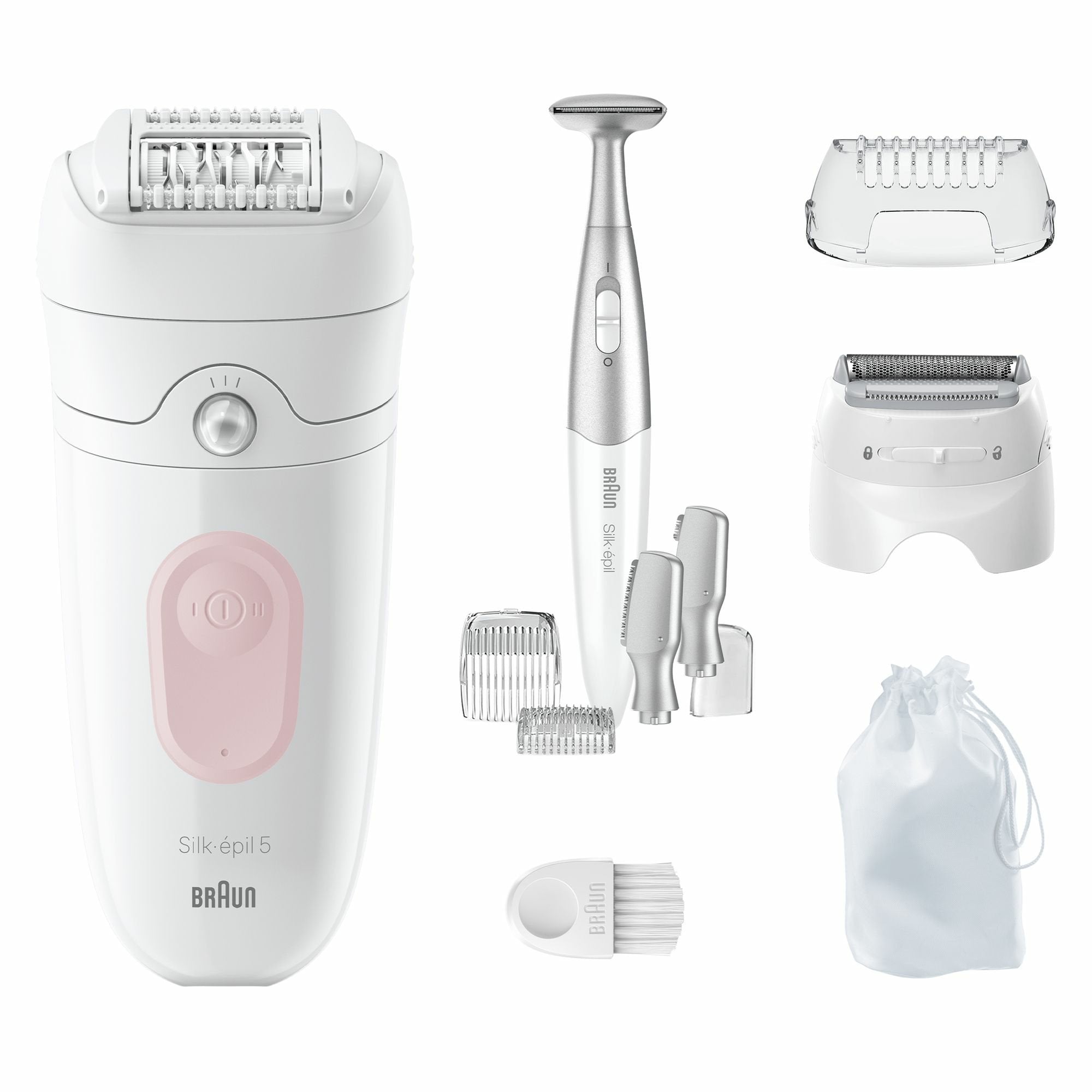 EAN 7500435225007 - Braun Silk-épil 5 5-230 28 pinzas Rosa, Blanco imagen 4