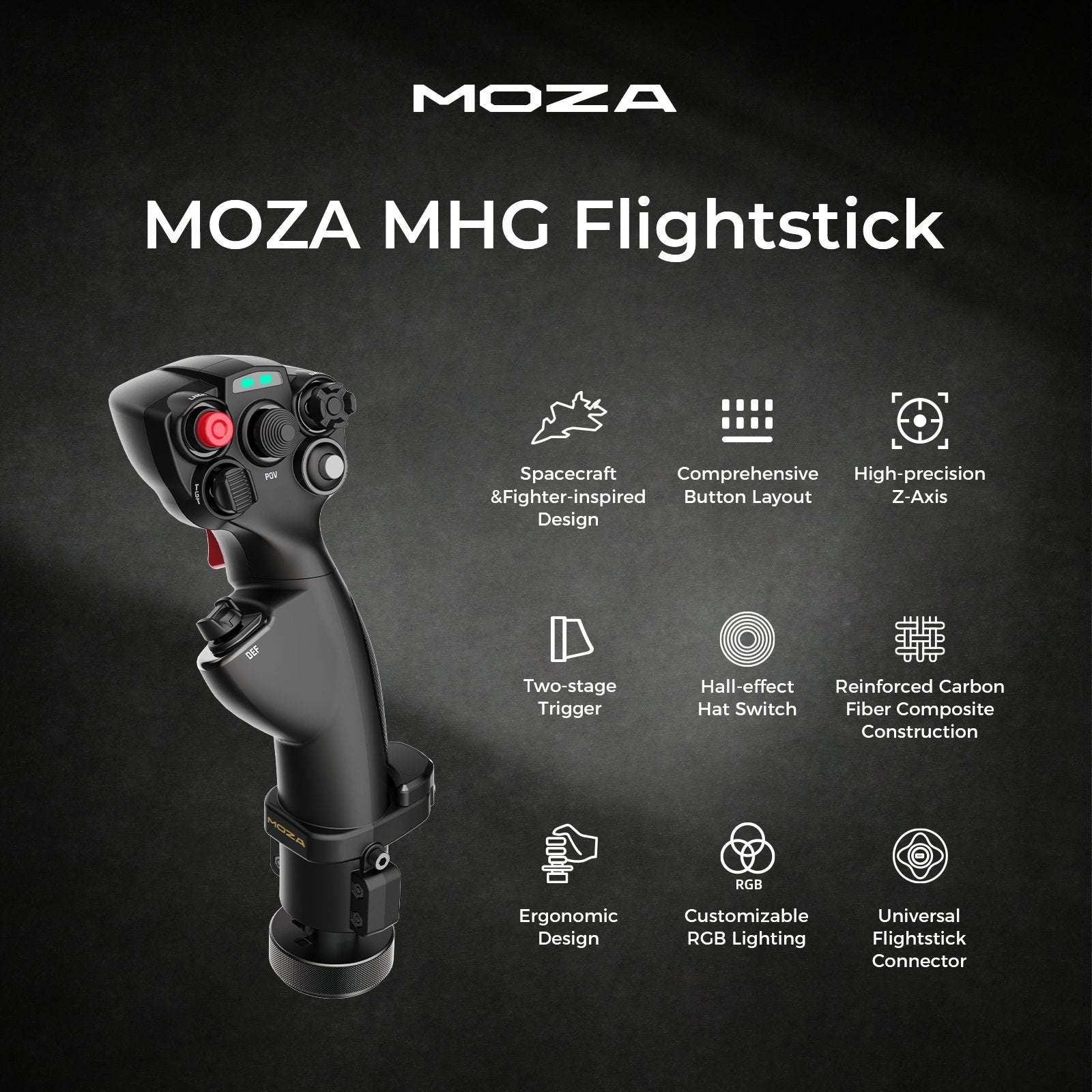 Moza Mhg Flight Stick
