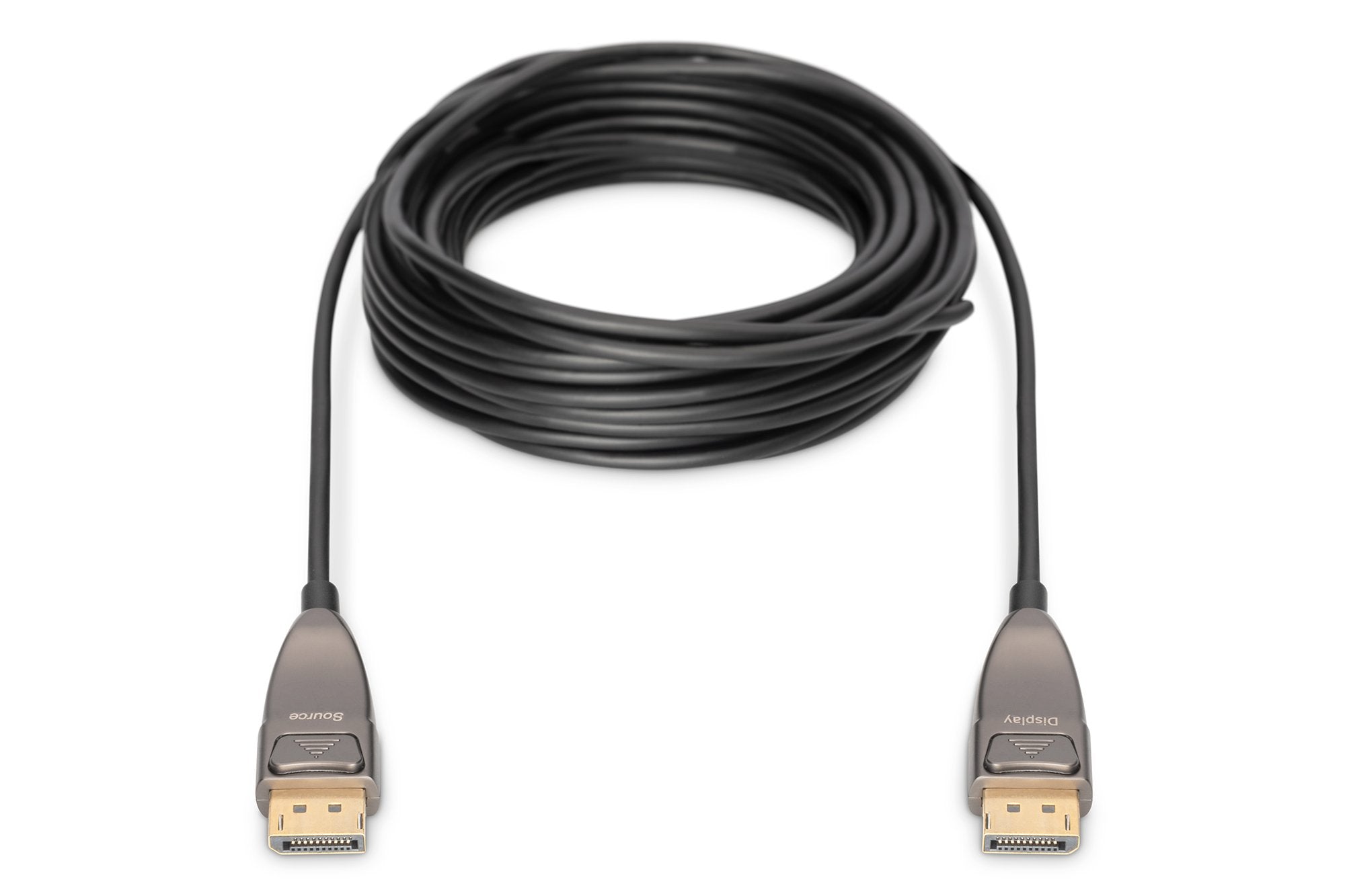 Cable De Fibra Óptica Híbrido Digitus Displayport Aoc, Uhd 8k, 30 M