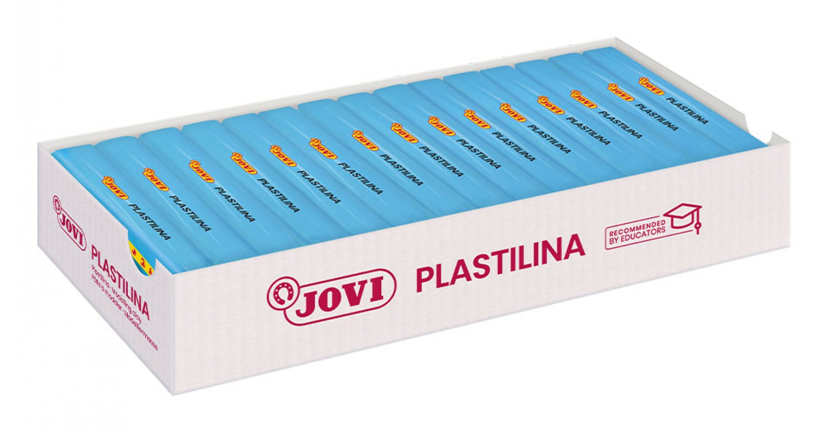 Plastilina Jovi 71/12/ 15g/ Azul Claro
