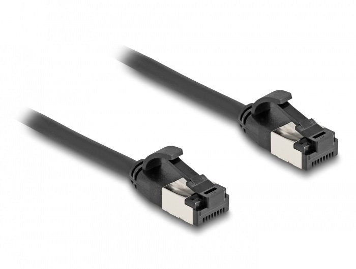Delock Rj45 Cable Macho A Macho Cat.8.1 Flexibel 2 M Negro