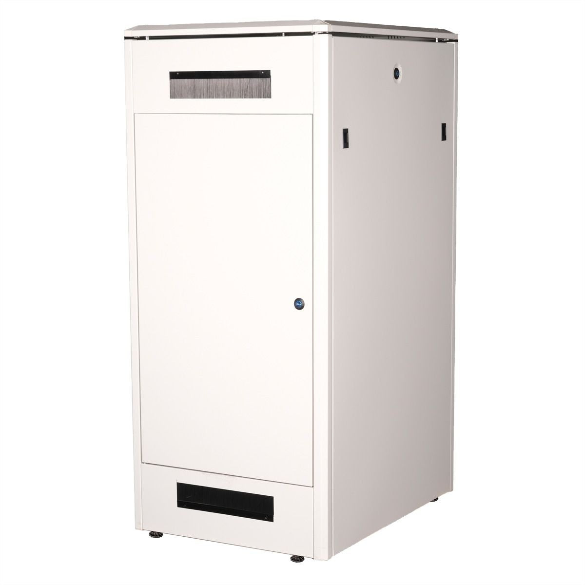 Roline 19-Zoll Netzwerkschrank Pro 26 He, 600x800 Bxt Glastr Grau