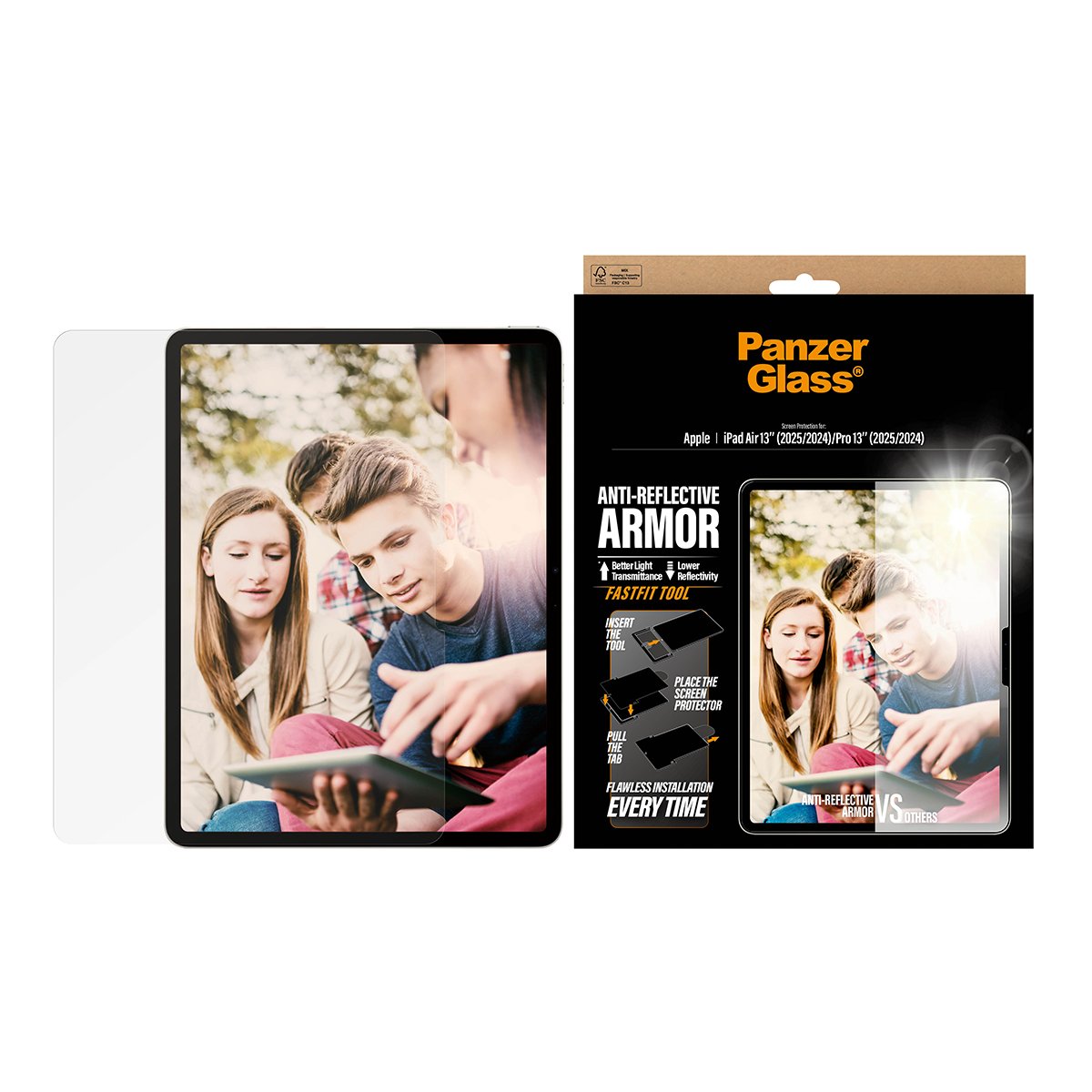 EAN 5715685030642 - PanzerGlass ® Anti-Reflective Armor Screen Protector iPad Air 13" (2024-2026) | Pro 13" (2024-2025) | Ult imagen 2