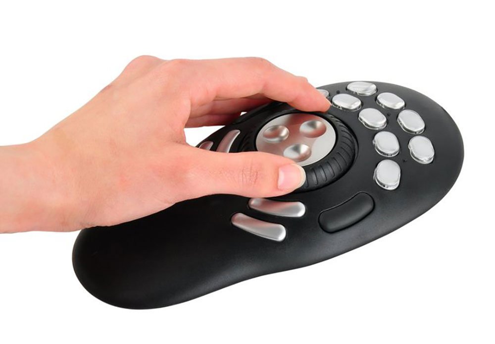 Contour Multimedia Controller Raton Pro V2 Minorima Para Diemros Y Zurdos