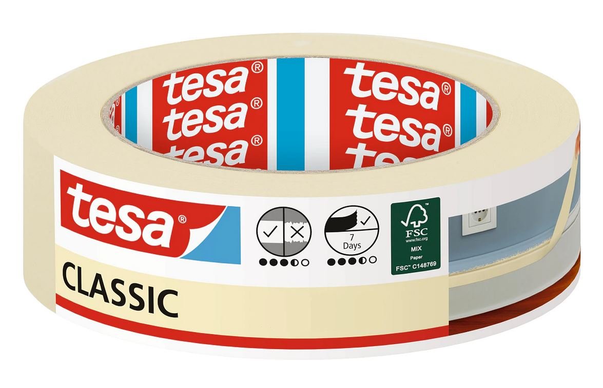Tesa Classic Cinta De Pintor 50m X 19mm Chamois
