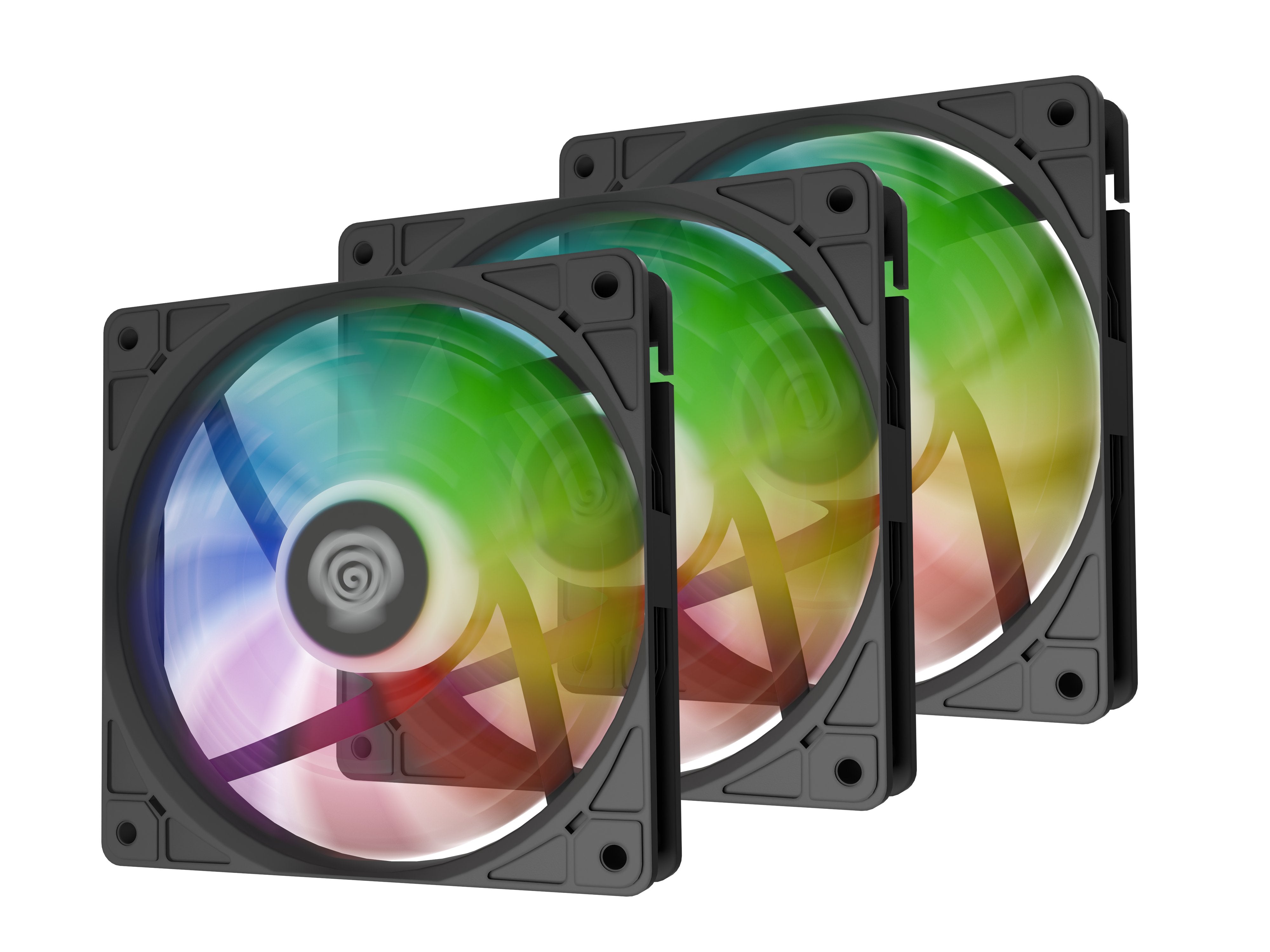 Ventilador Genesis Oxal 120 Argb Negro Pack 3 Uds