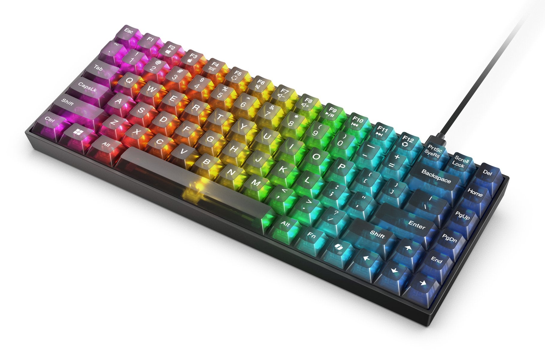 EAN 0195892102496 - Lenovo Legion K510 Mini Pro teclado Juego USB Inglés de EE. UU. Negro, Transparente imagen 6