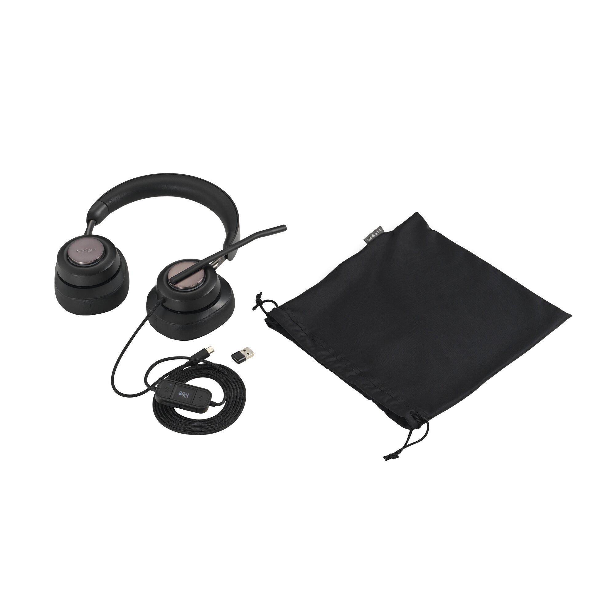 EAN 0085896834519 - Kensington H2000 Alámbrico Diadema Oficina/Centro de llamadas USB Tipo C Negro imagen 15