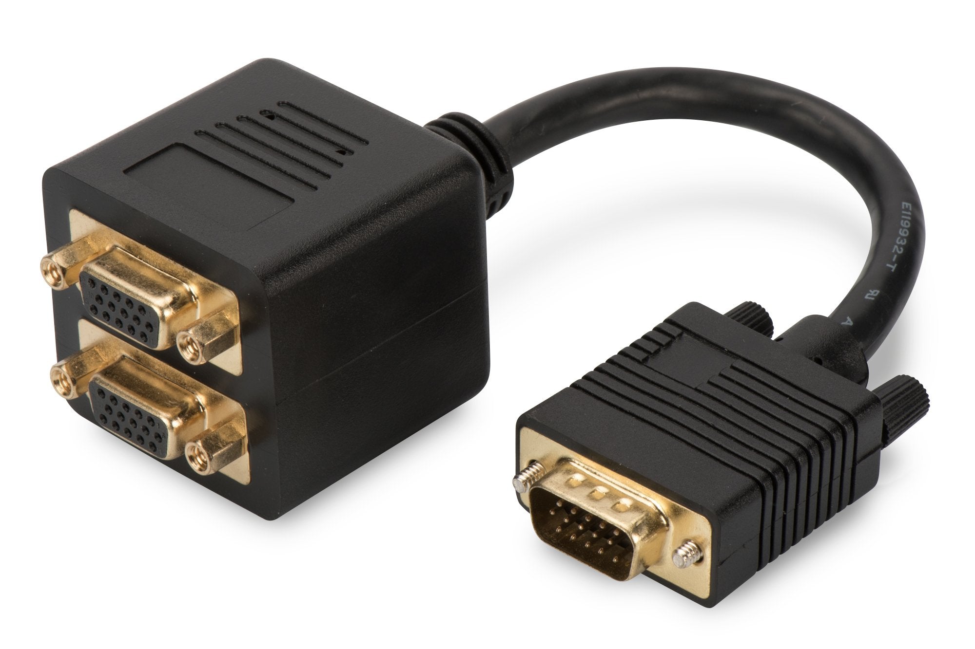 Digitus Cable Divisor Splitter Vga A X2 Vga M/H Negro Ak-310400-002-S