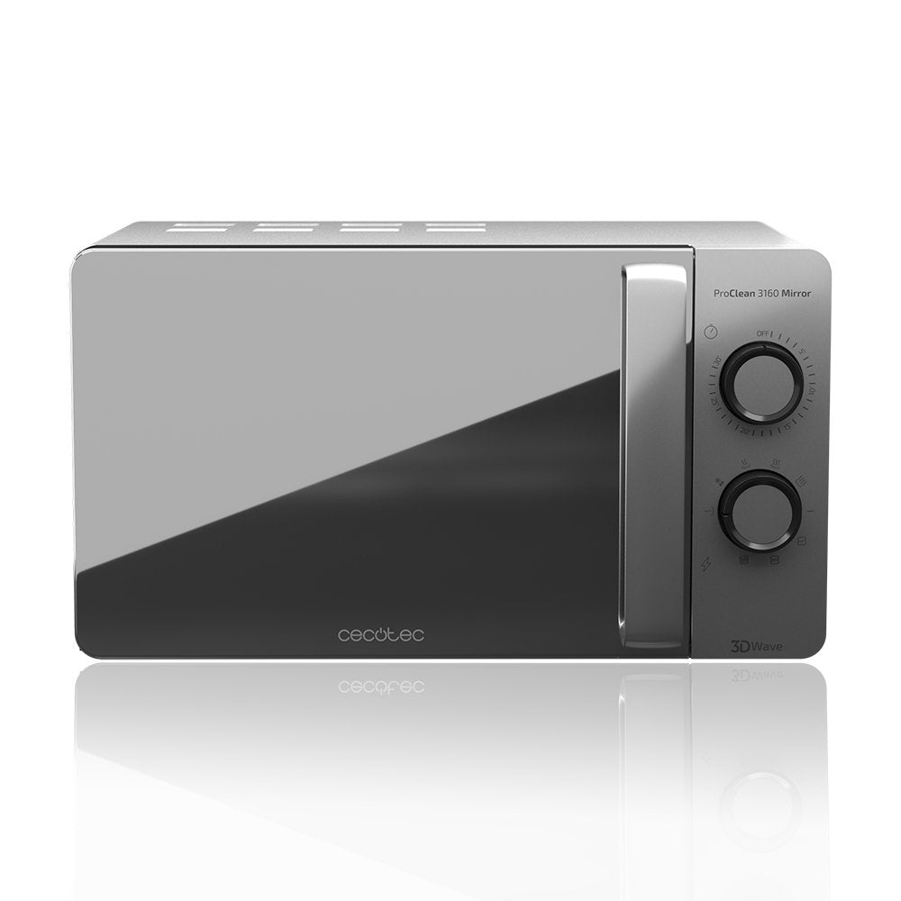 EAN 8435484015318 - Cecotec ProClean 3160 Mirror Gris Microondas con grill Encimera 20 L 700 W imagen 1