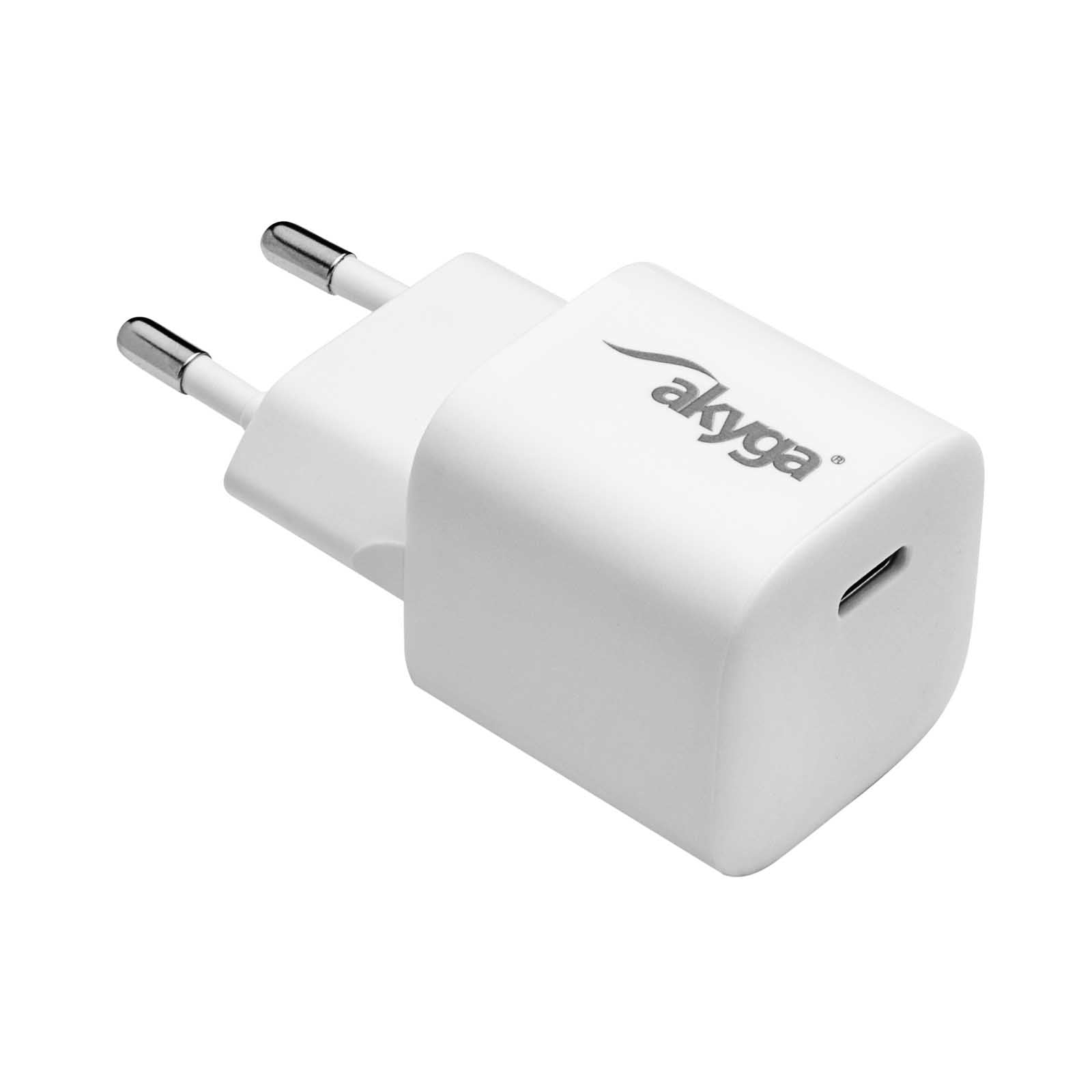 EAN 5901720134004 - Akyga AK-CH-22 USB-Ladegerät 25 W Ausgangsstrom max. 3 A USB-C Universal, Tableta, Teléfono, Reloj inteli imagen 1