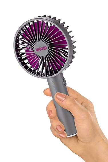 86629 Handventilator Breezy Ii Purple 4w 5 Geschwindigkeitsstufen Ø10cm