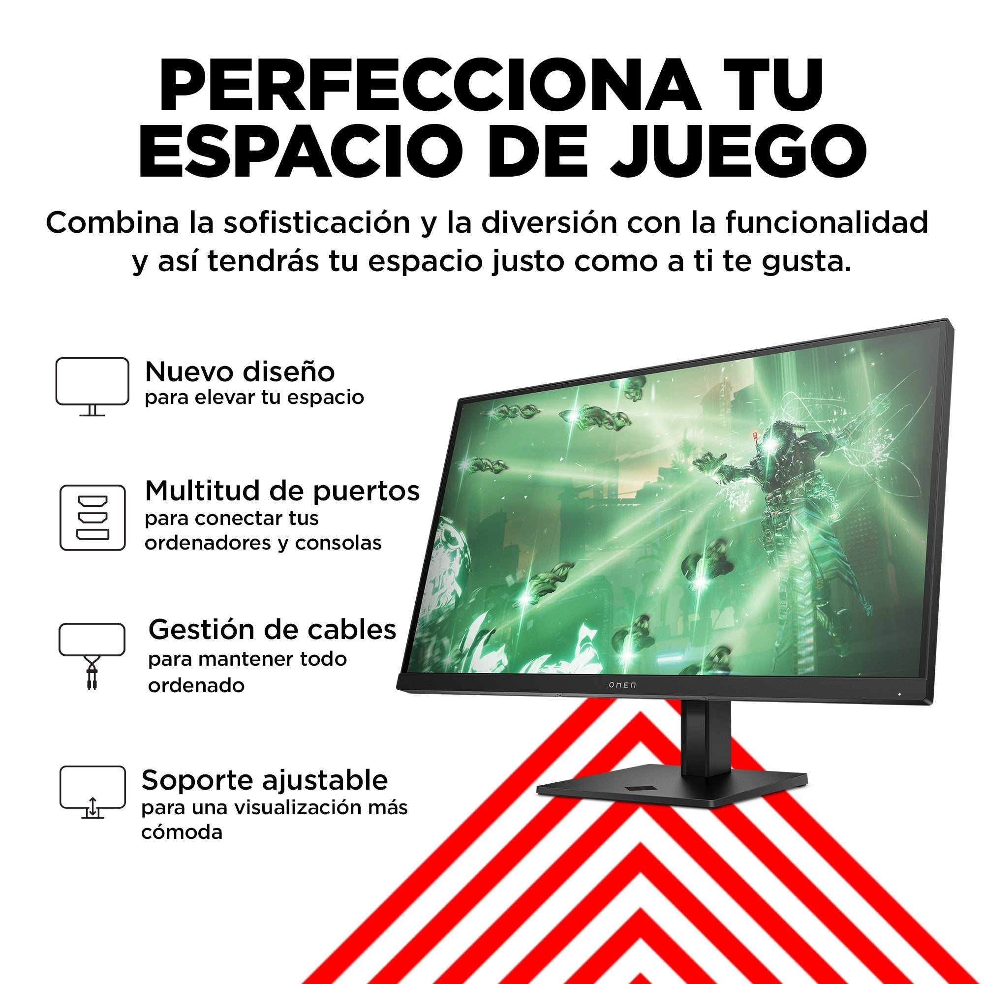 Monitor Hp Omen 27q Qhd Ips 165hz 1ms Gaming 68,6 Cm 27" Displayport, Hdmi, Hdr 400, Pivote, 165 Hz