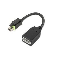 Lenovo 4x90q93975 Adaptador De Cable De Vídeo Mini Displayport Displayport Negro