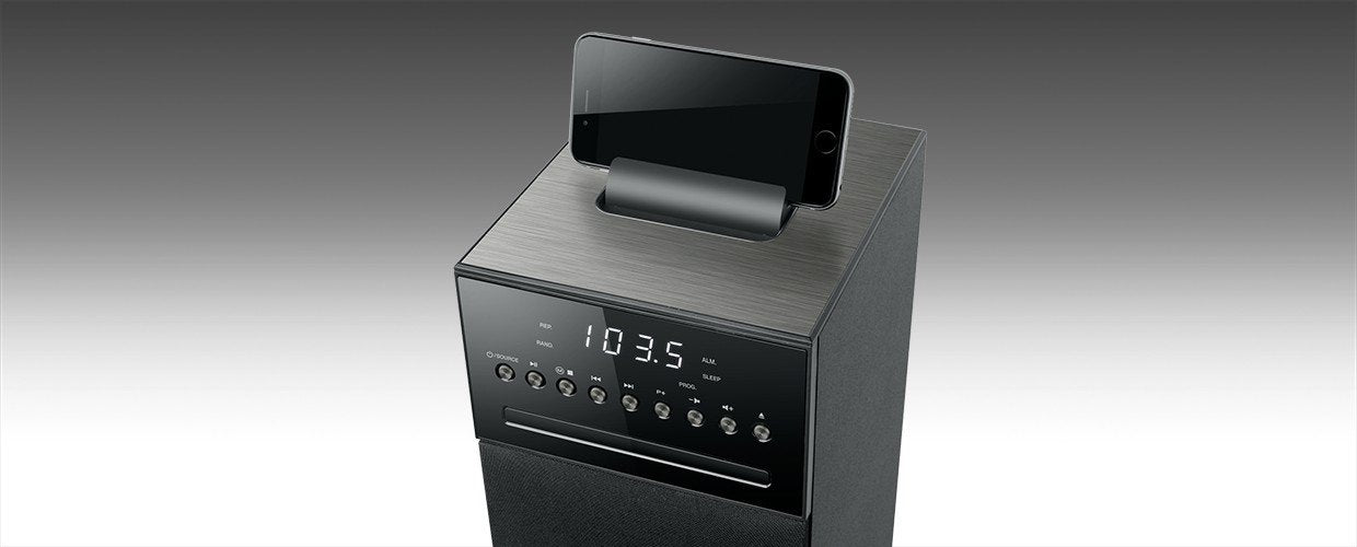 Torre De Sonido Muse M-1350btc Sistema De Audio Para El Hogar  180 W Negro