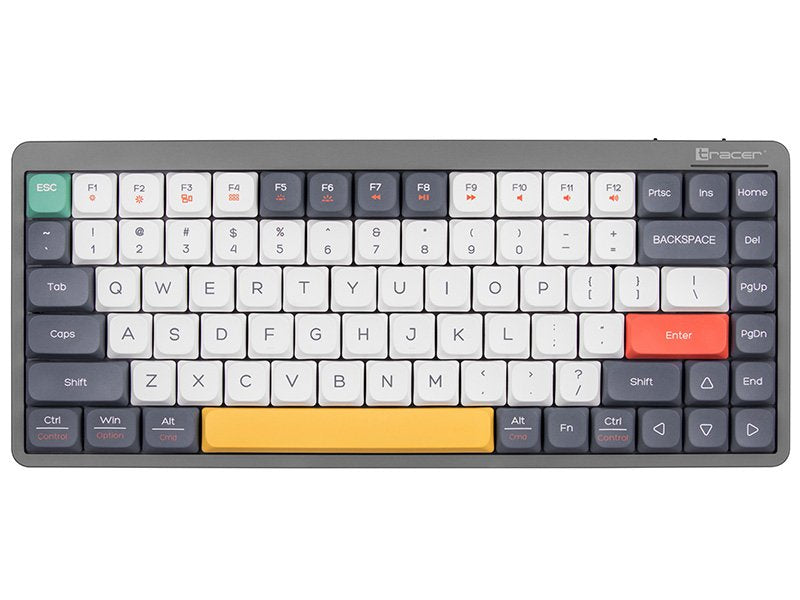 EAN 5907512871614 - Tracer FINA 84 teclado Juego USB + RF Wireless + Bluetooth QWERTY Inglés Gris imagen 1