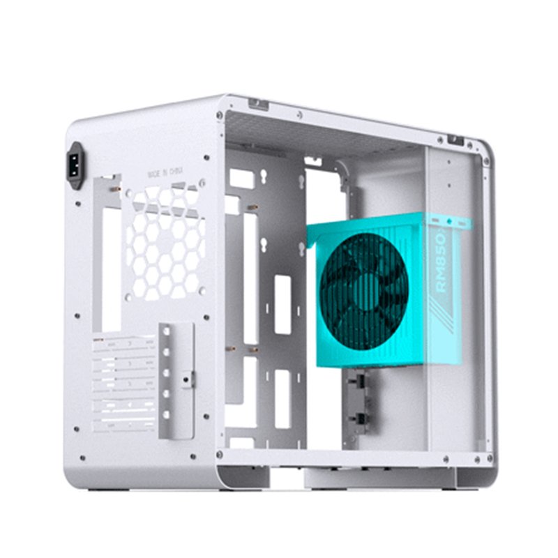 Jonsbo U4 Mini Micro-Atx-Gehäuse, Temperojo Glass - Blanco