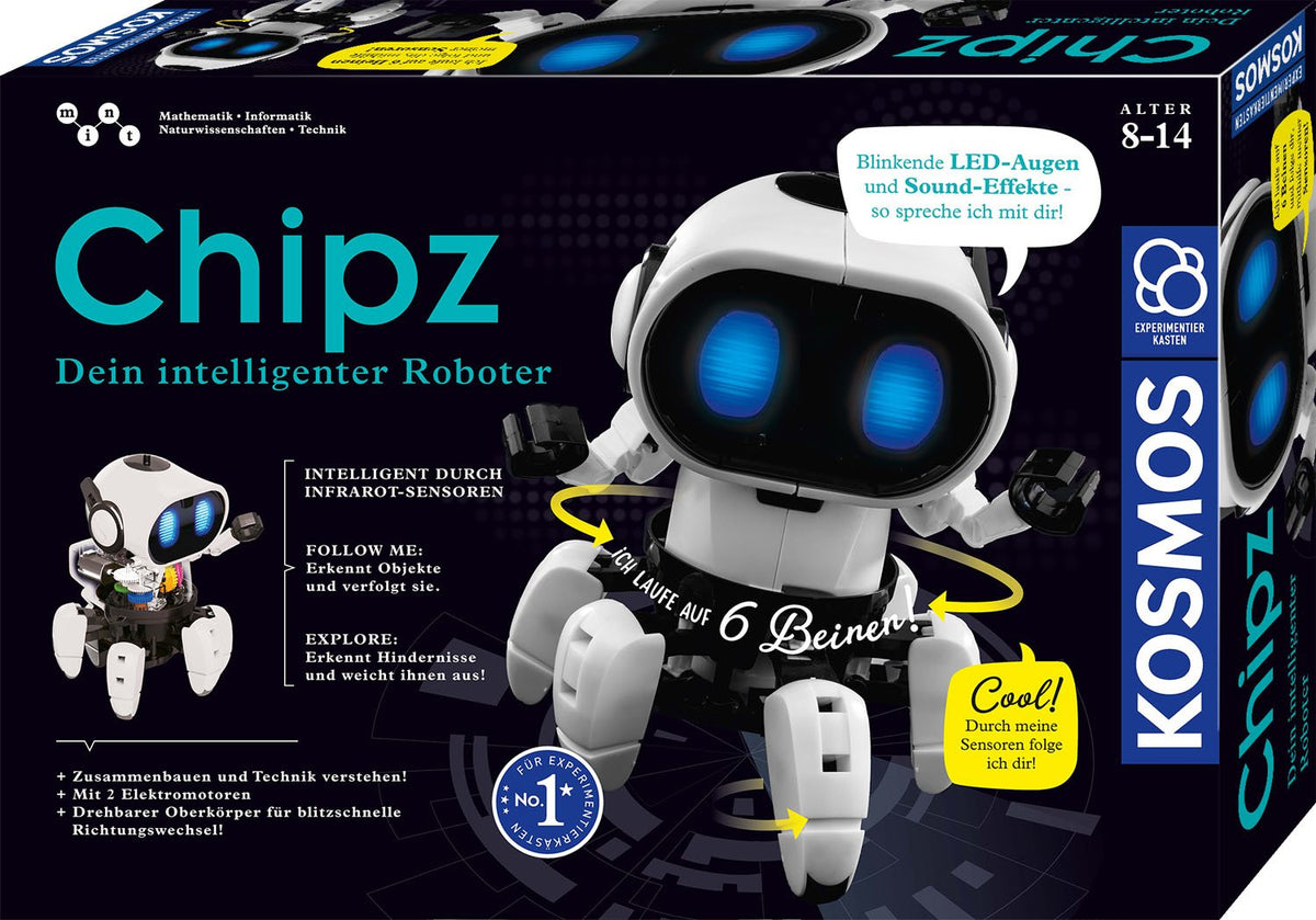 Kosmos Chipz: Su Robot Inteligente, Kit De Experimentos 621001