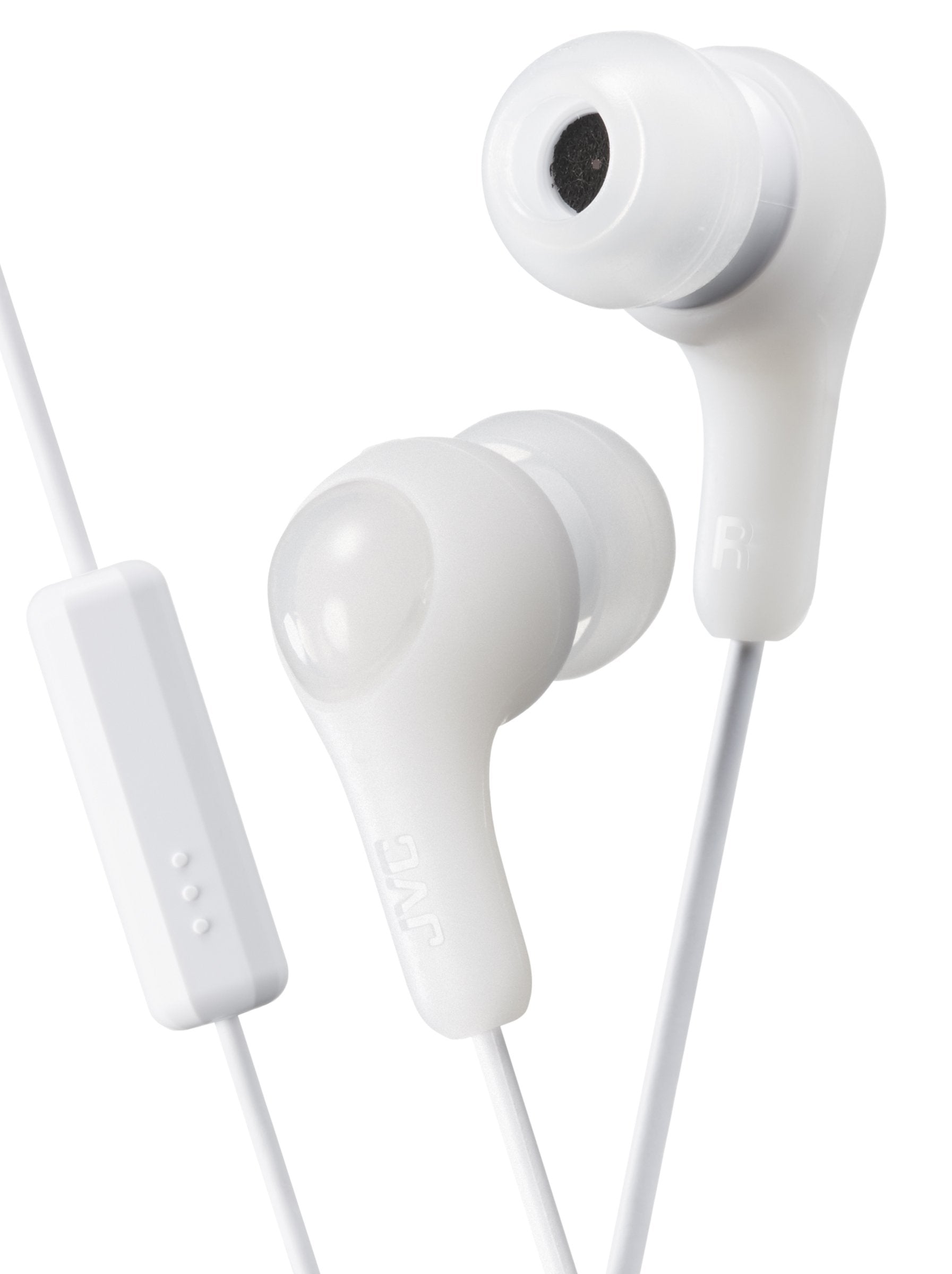 Gumy Plus Ha-Fx7m In Ear With  Mic + Remote Headphones White