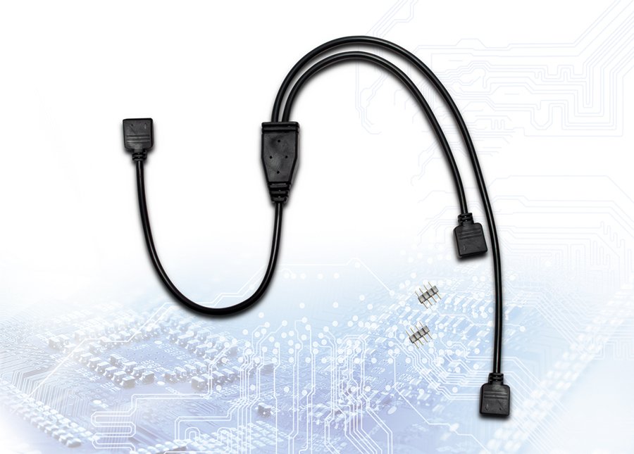 Distribuidor Rgb De Cable Inter-Tech, 2 Vías