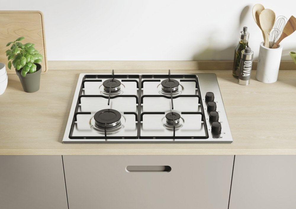 EAN 8016361966925 - Candy Idea CHW6LBX Acero inoxidable Integrado 56 cm Encimera de gas 4 zona(s) imagen 2