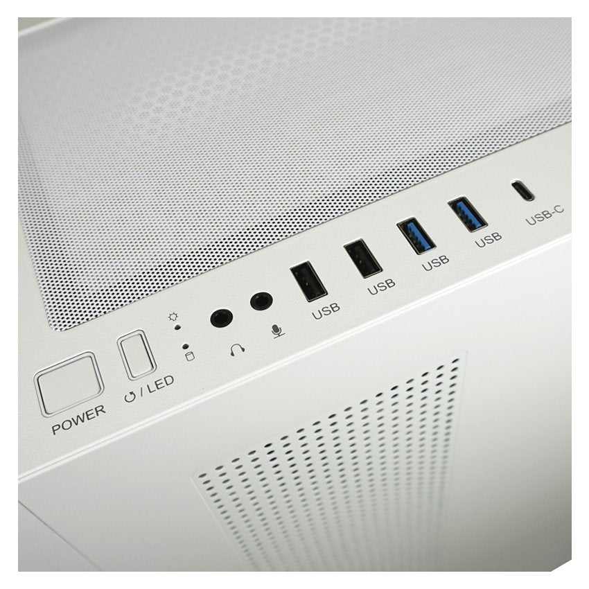 Caja Pc Lc-Power Lc-7041b-On  Blanco