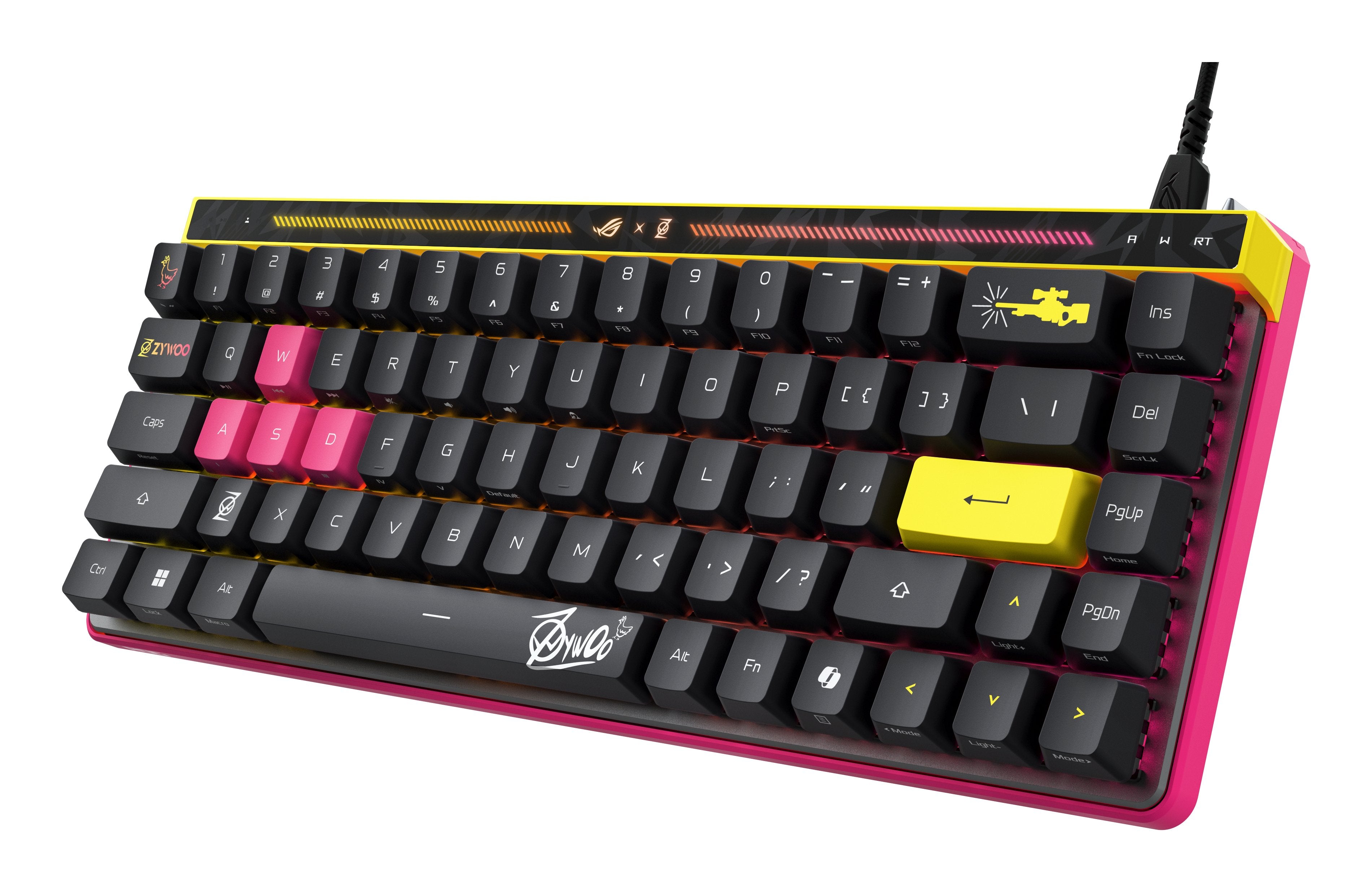 EAN 4711636189576 - ASUS ROG Falchion Ace HFX ZywOo Edition teclado Juego USB QWERTY Internacional de EE.UU. Negro imagen 7