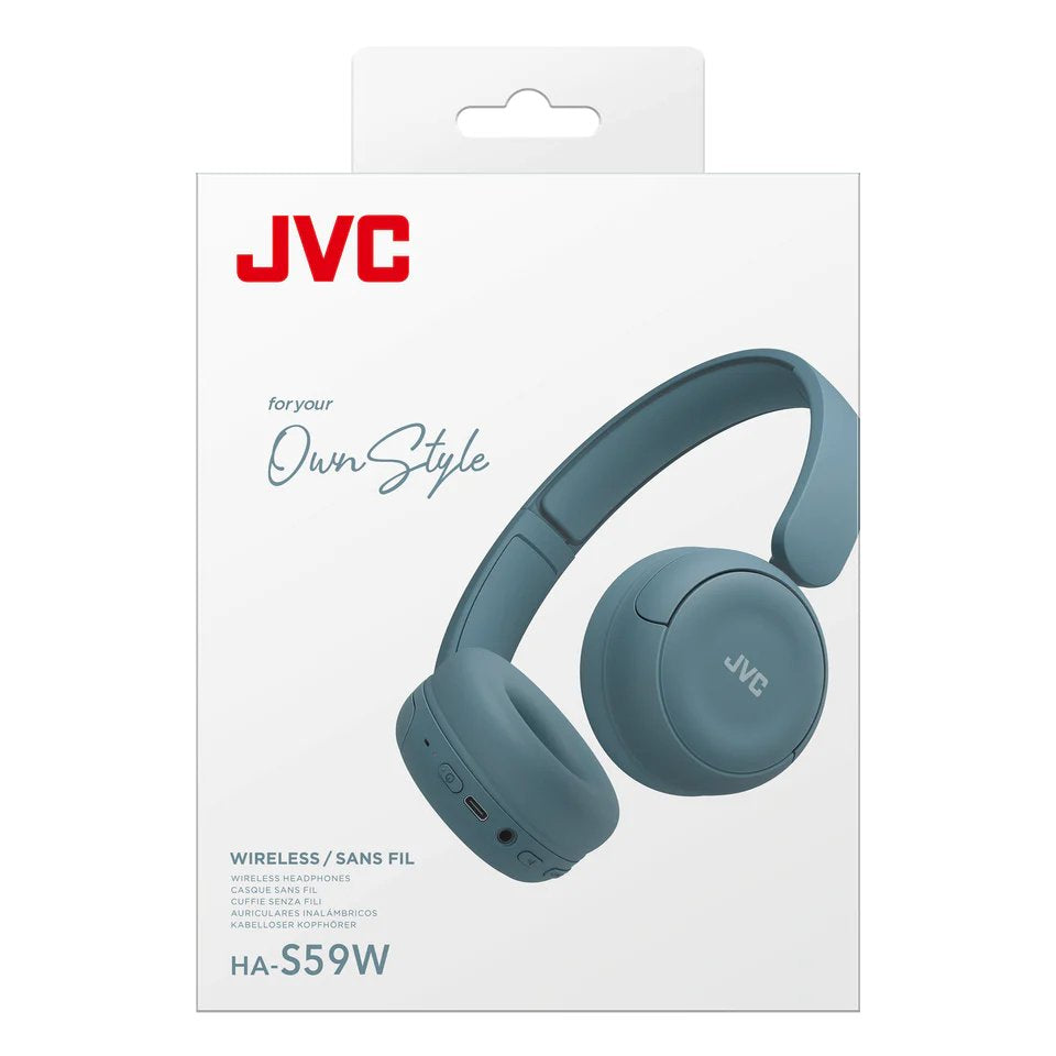 Auriculares  Jvc Ha-S59w  Inalámbrico Y Alámbrico Diadema Música/Uso Diario Bluetooth Azul