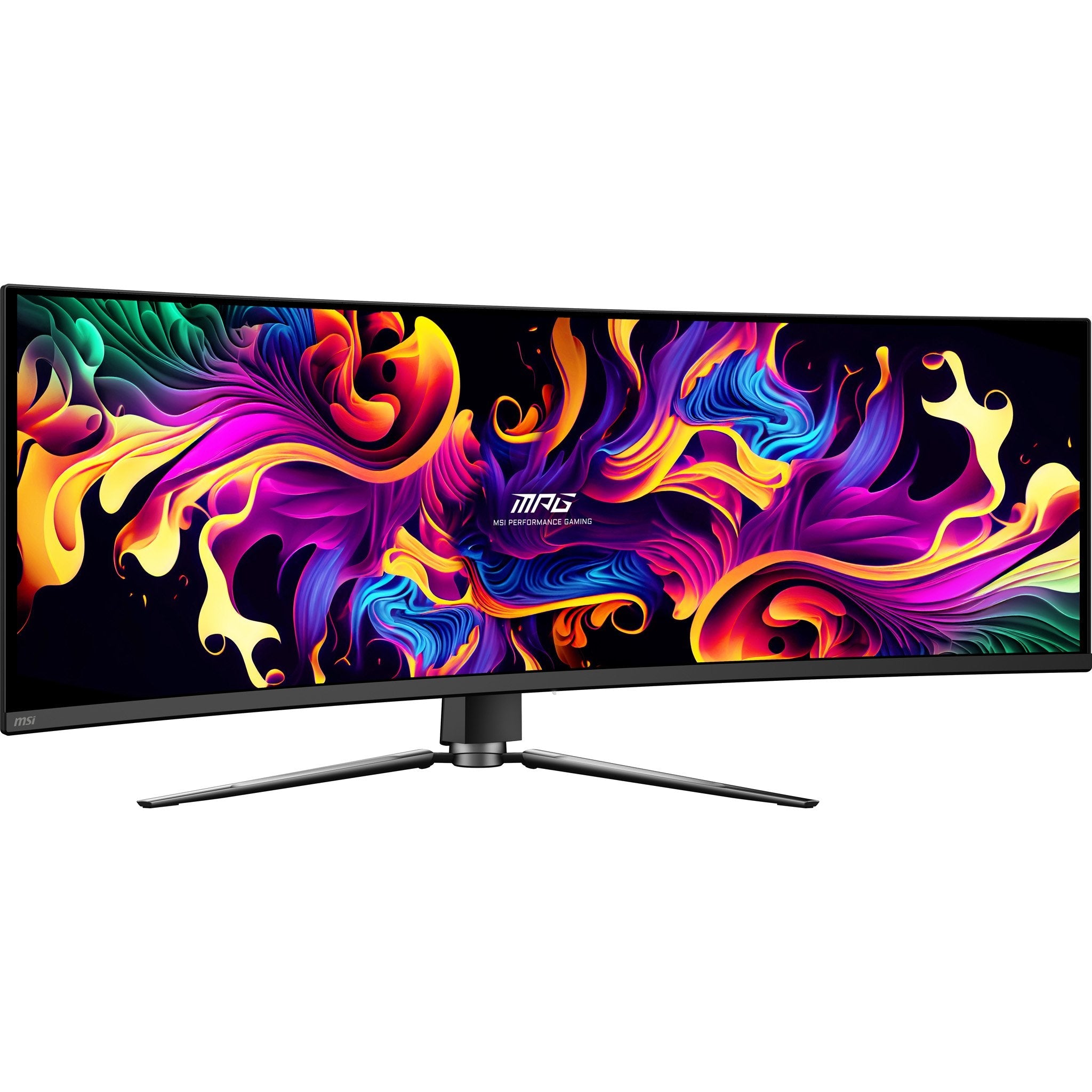 Msi Mpg 491cqpxde Qd-Oled, Monitor De Juegos De 124.5 Cm (49 Pulgadas), Negro, Dqhd, Curvo, Cubo Usb, Usb-C, Panel De 240hz 9s6-3fa84t-029
