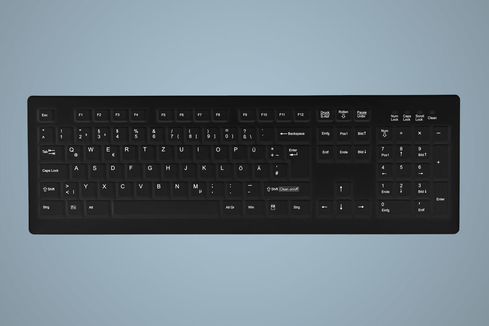 EAN 7061111185331 - Active Key AK-C8100 teclado Médico USB QWERTZ Alemán Negro imagen 3